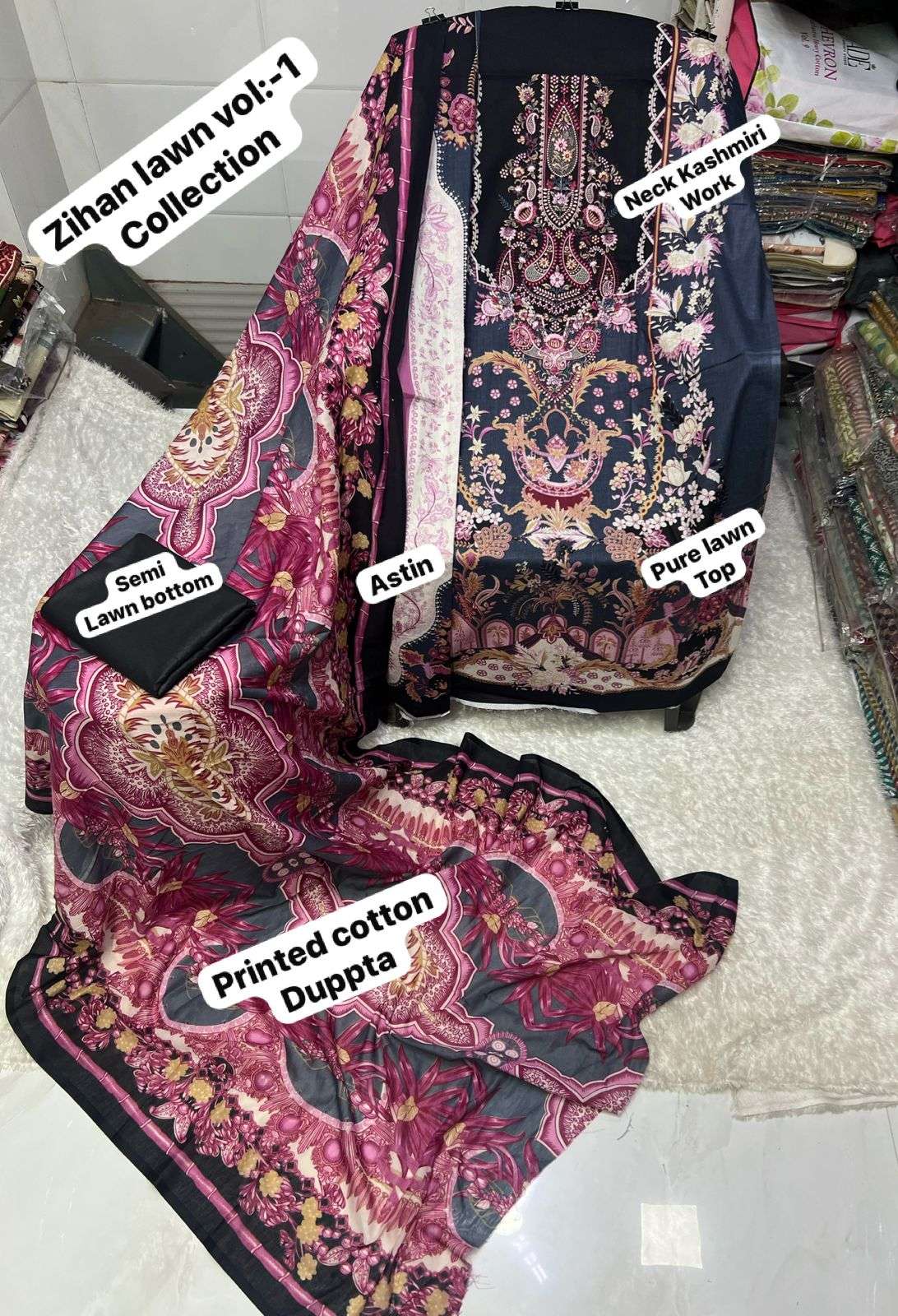 SAPPHIRE ZIHAN LAWN COLLECTION VOL 1 