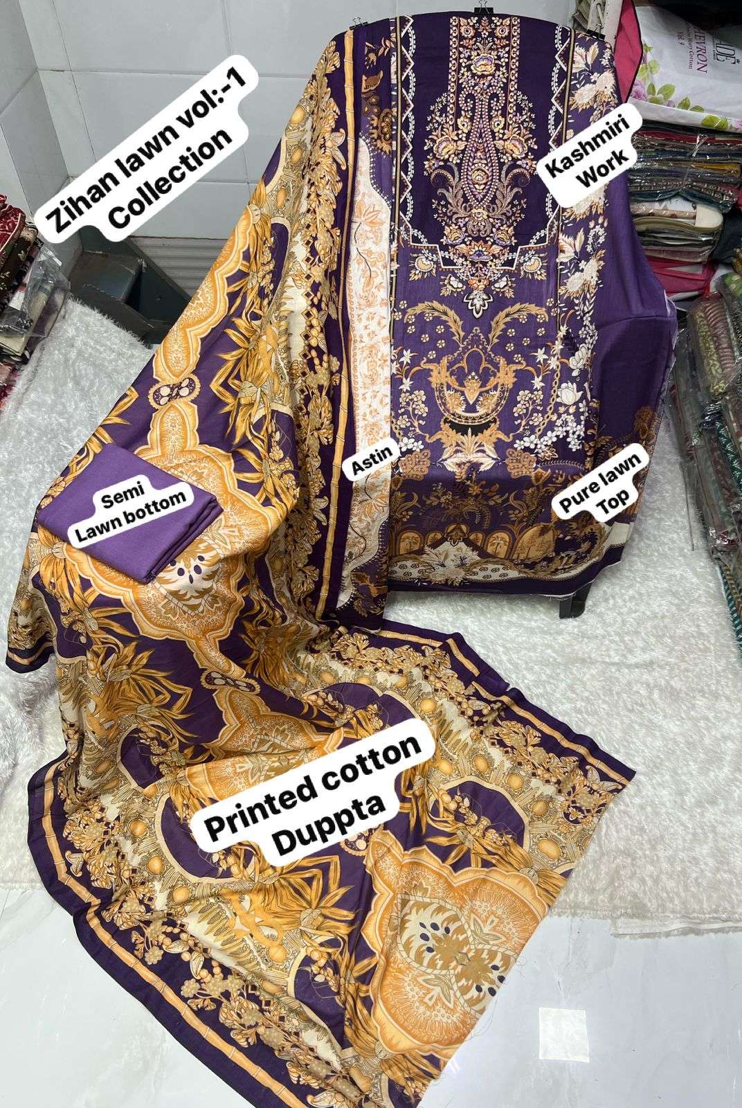 SAPPHIRE ZIHAN LAWN COLLECTION VOL 1 