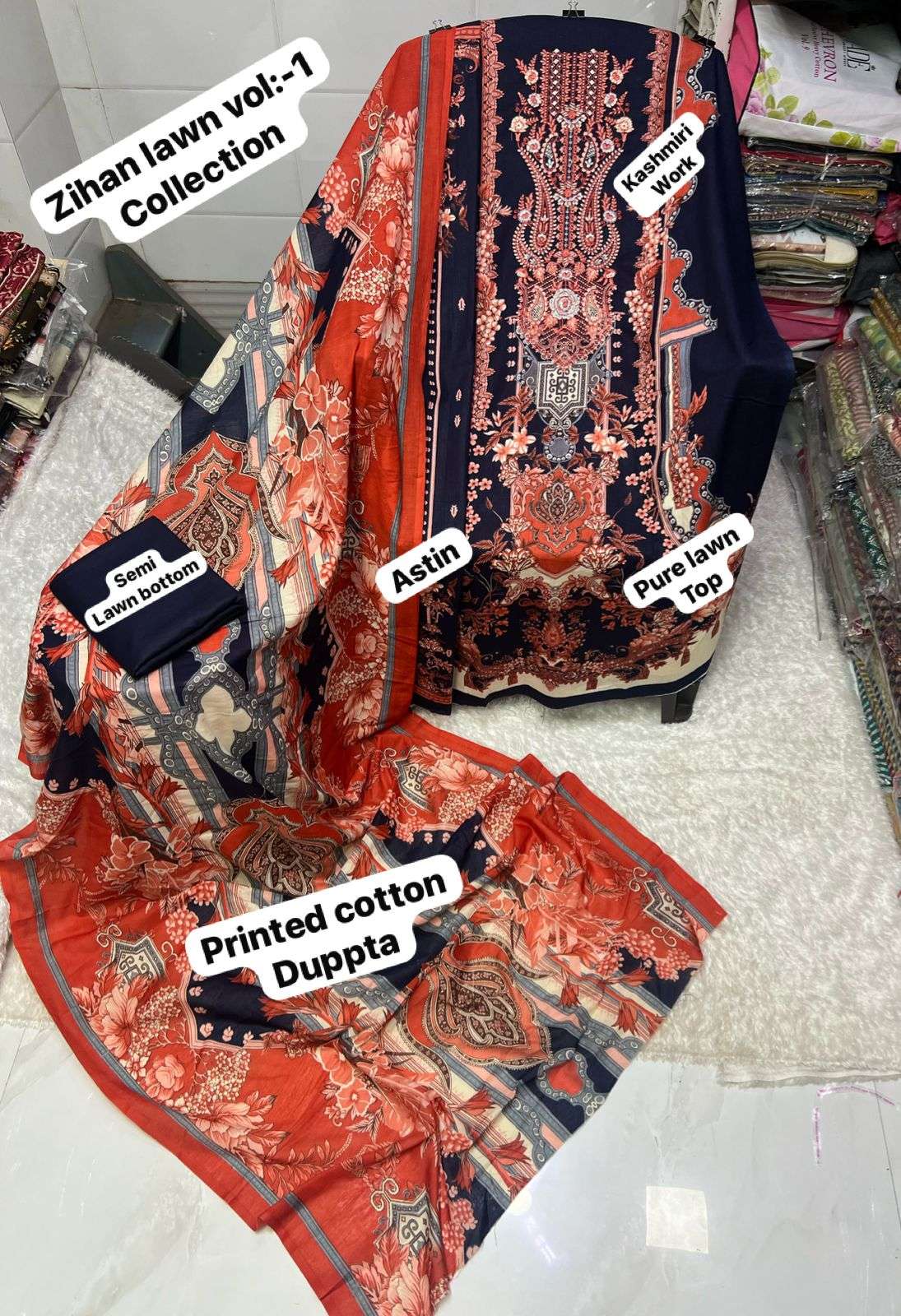 SAPPHIRE ZIHAN LAWN COLLECTION VOL 1 