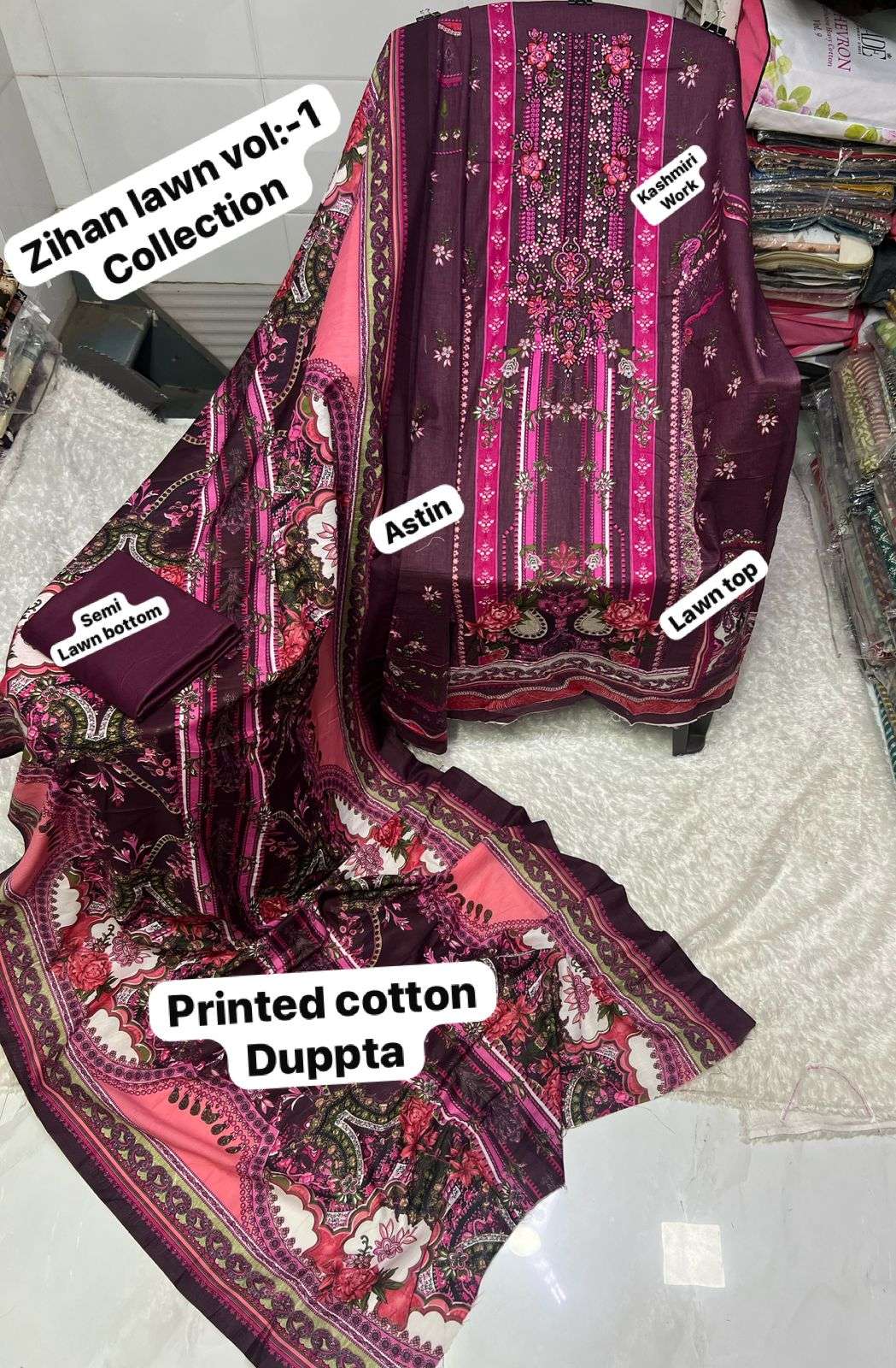 SAPPHIRE ZIHAN LAWN COLLECTION VOL 1 