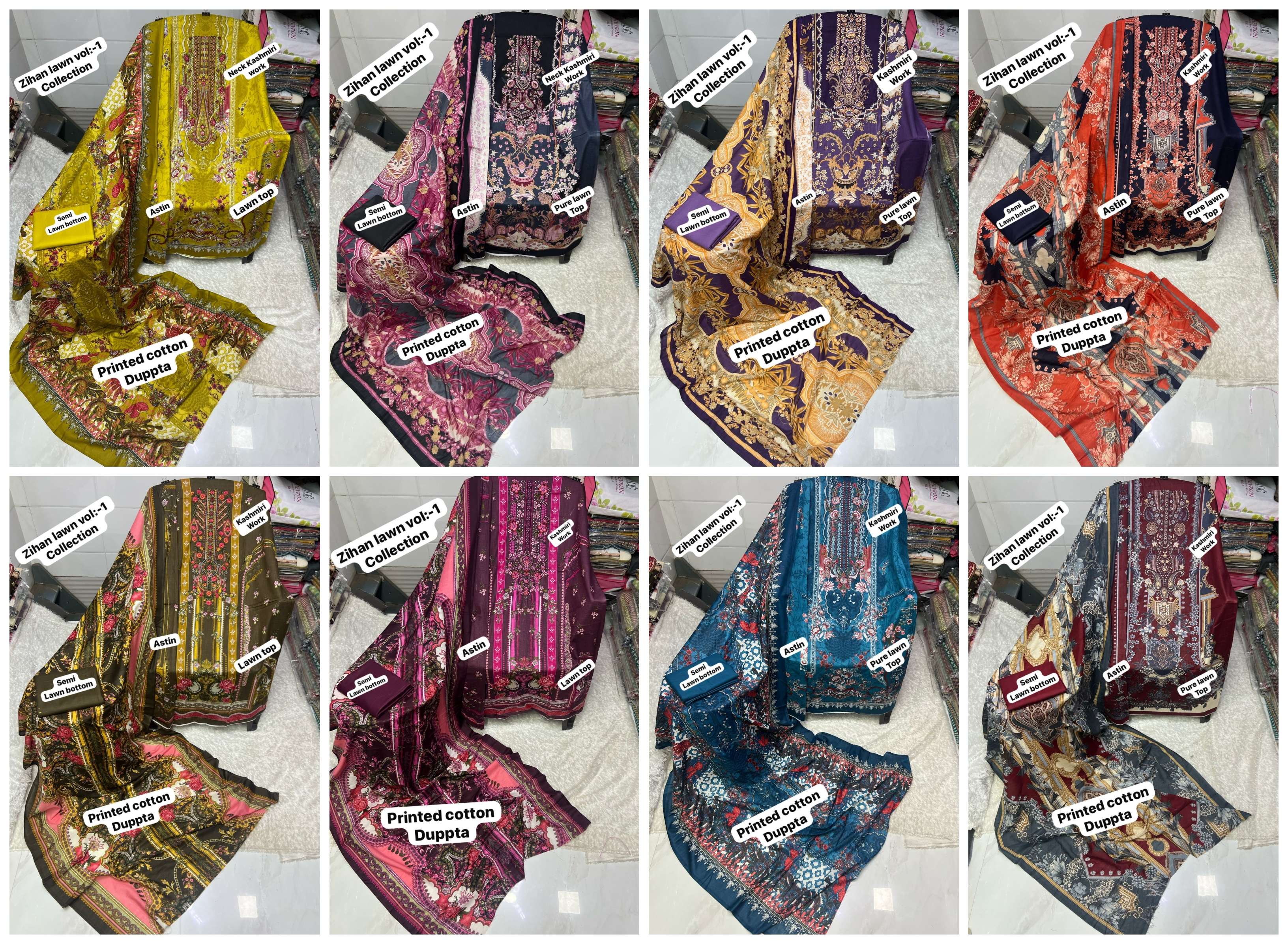 SAPPHIRE ZIHAN LAWN COLLECTION VOL 1 