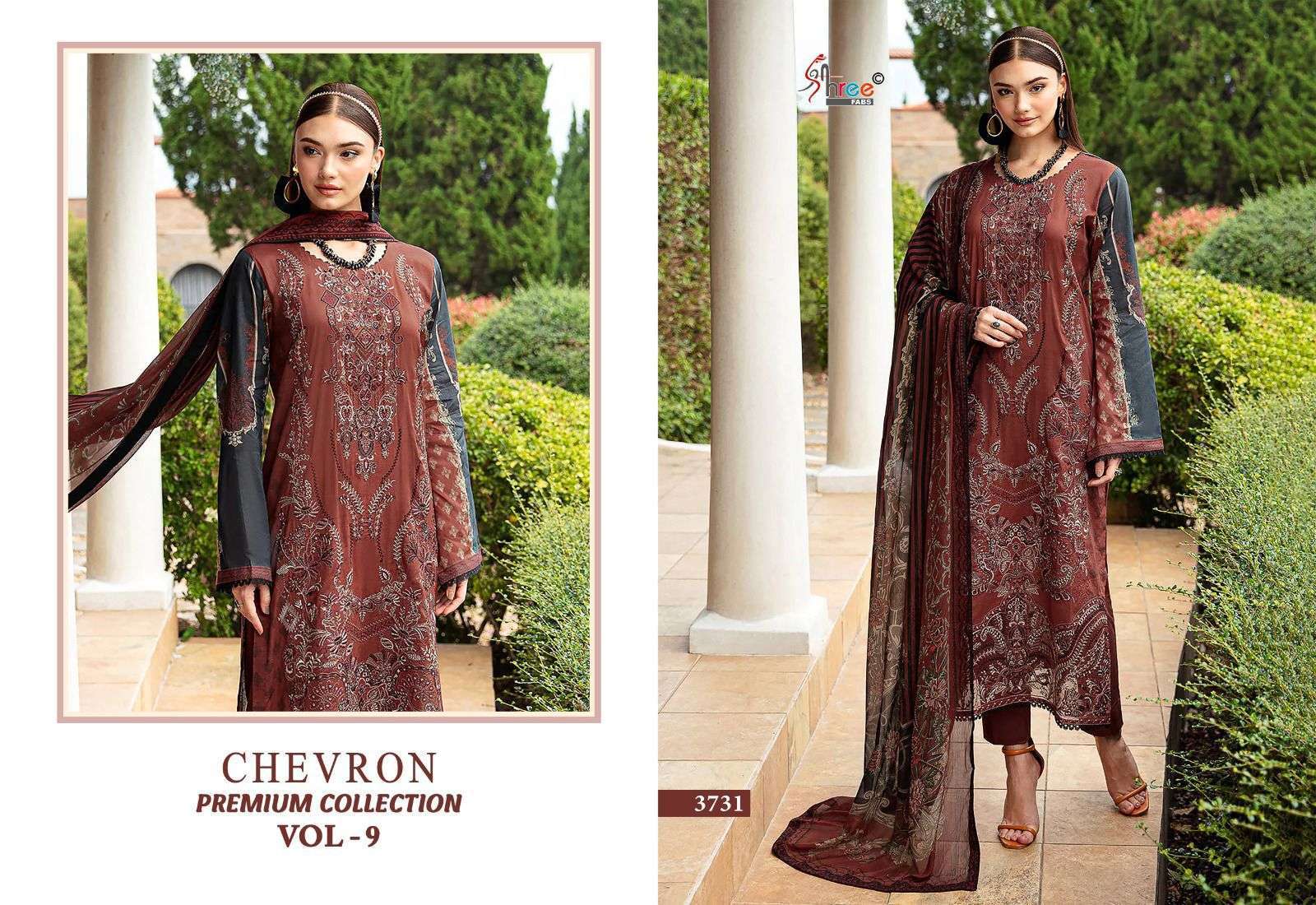 SHREE FABS CHEVRON PREMIUM COLLECTION VOL 9