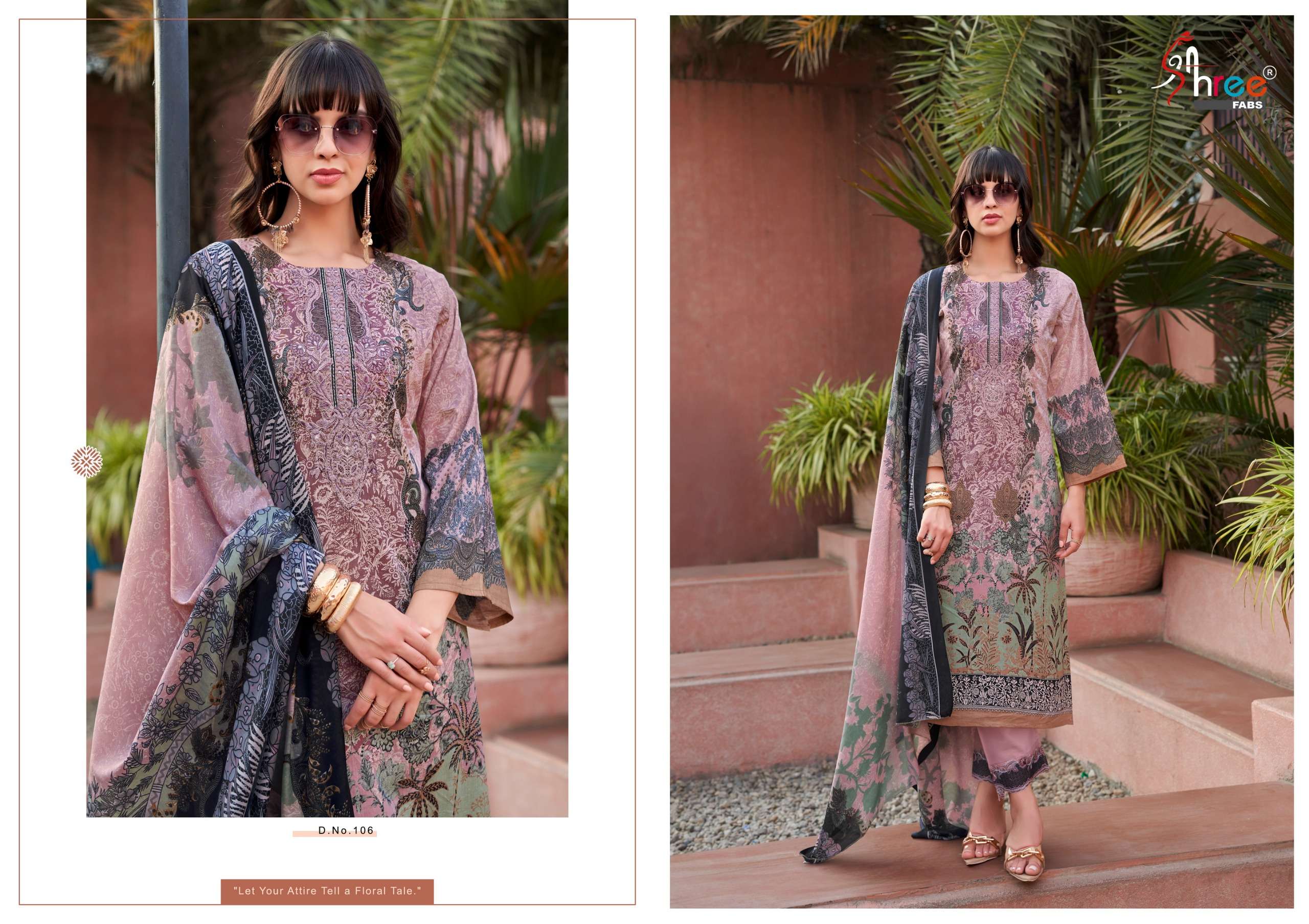 SHREE FABS MASHAAL EMB LAWN COLLECTION VOL 1