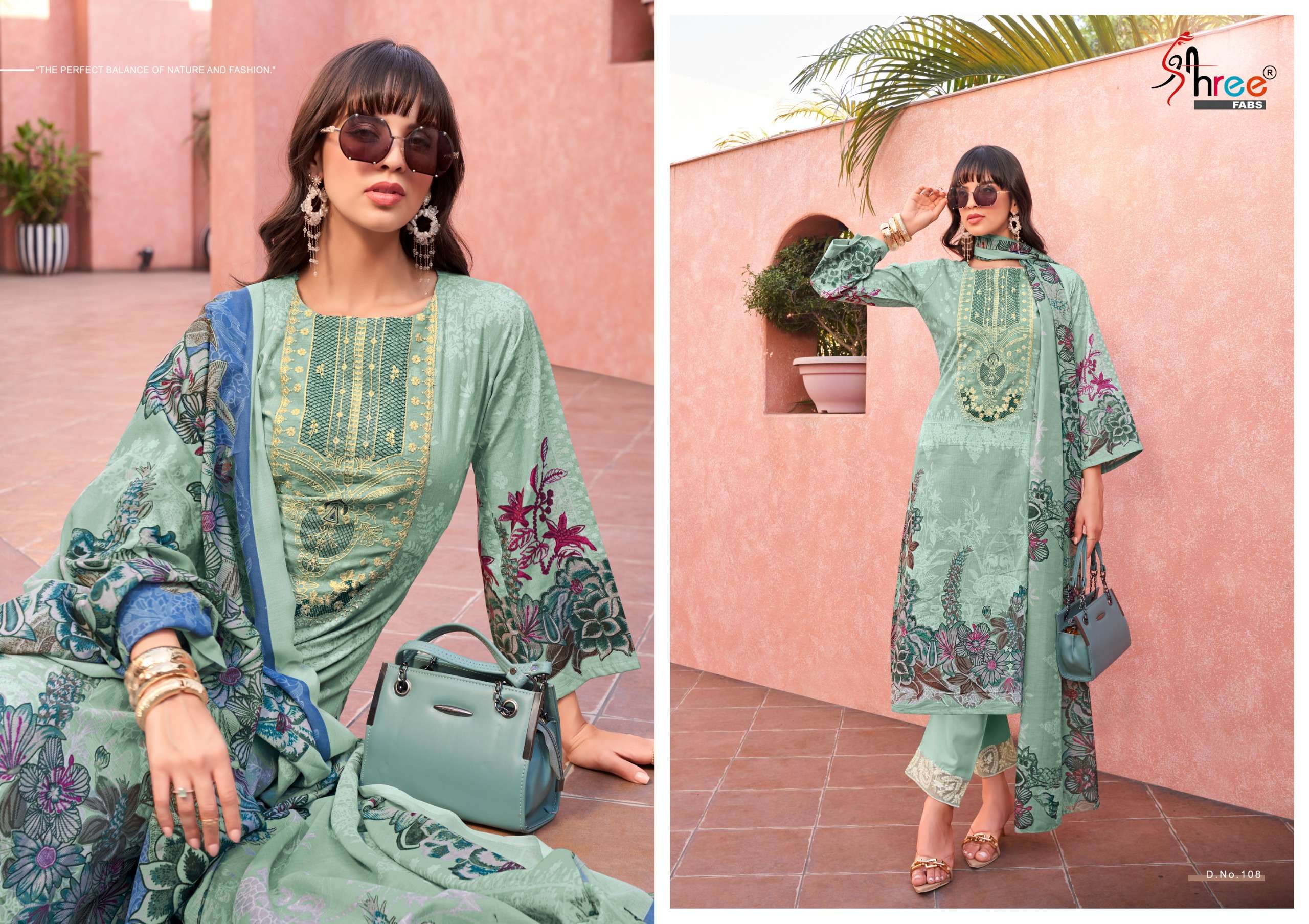 SHREE FABS MASHAAL EMB LAWN COLLECTION VOL 1