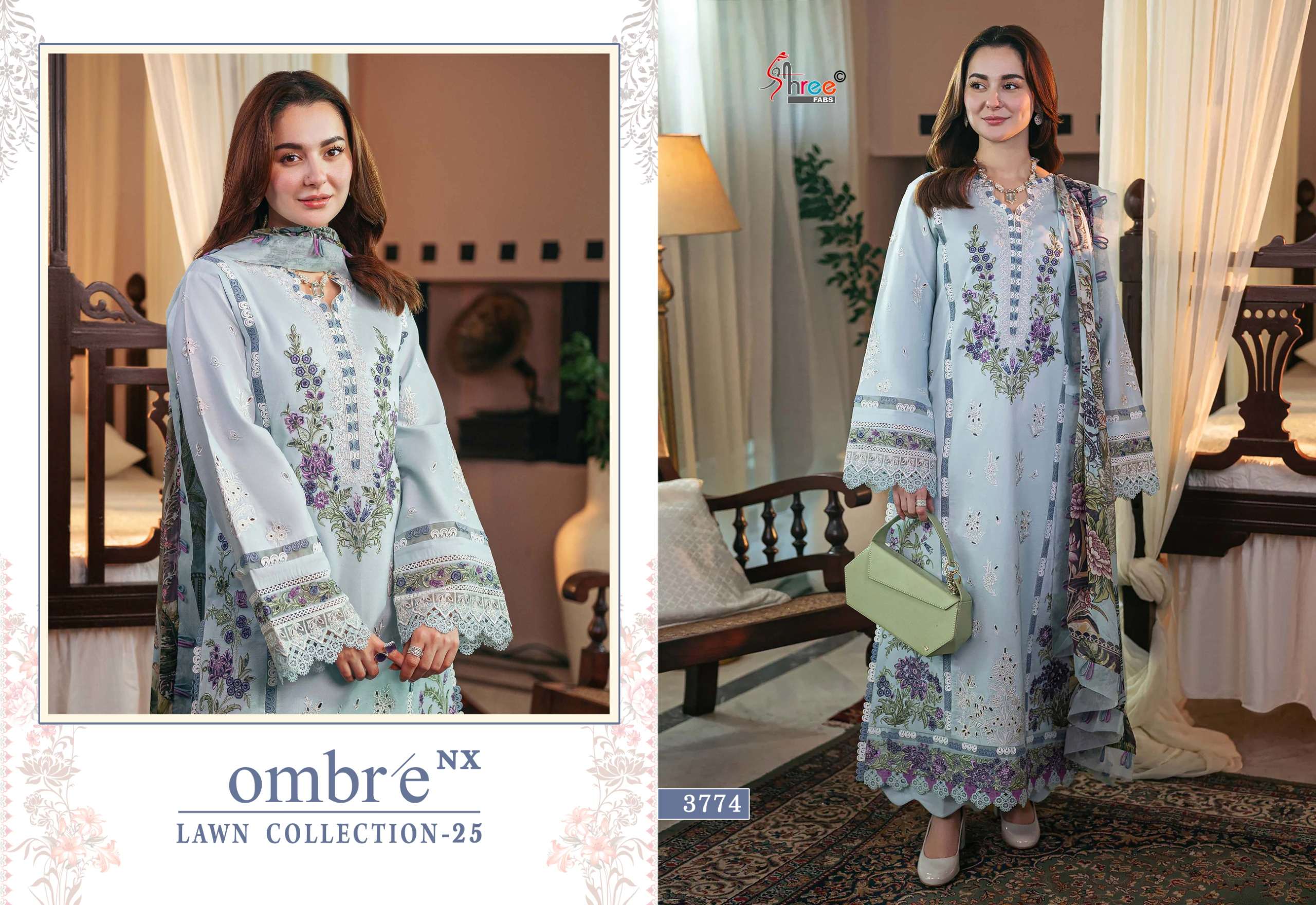 SHREE FABS OMBRE LAWN COLLECTION 25 NX 