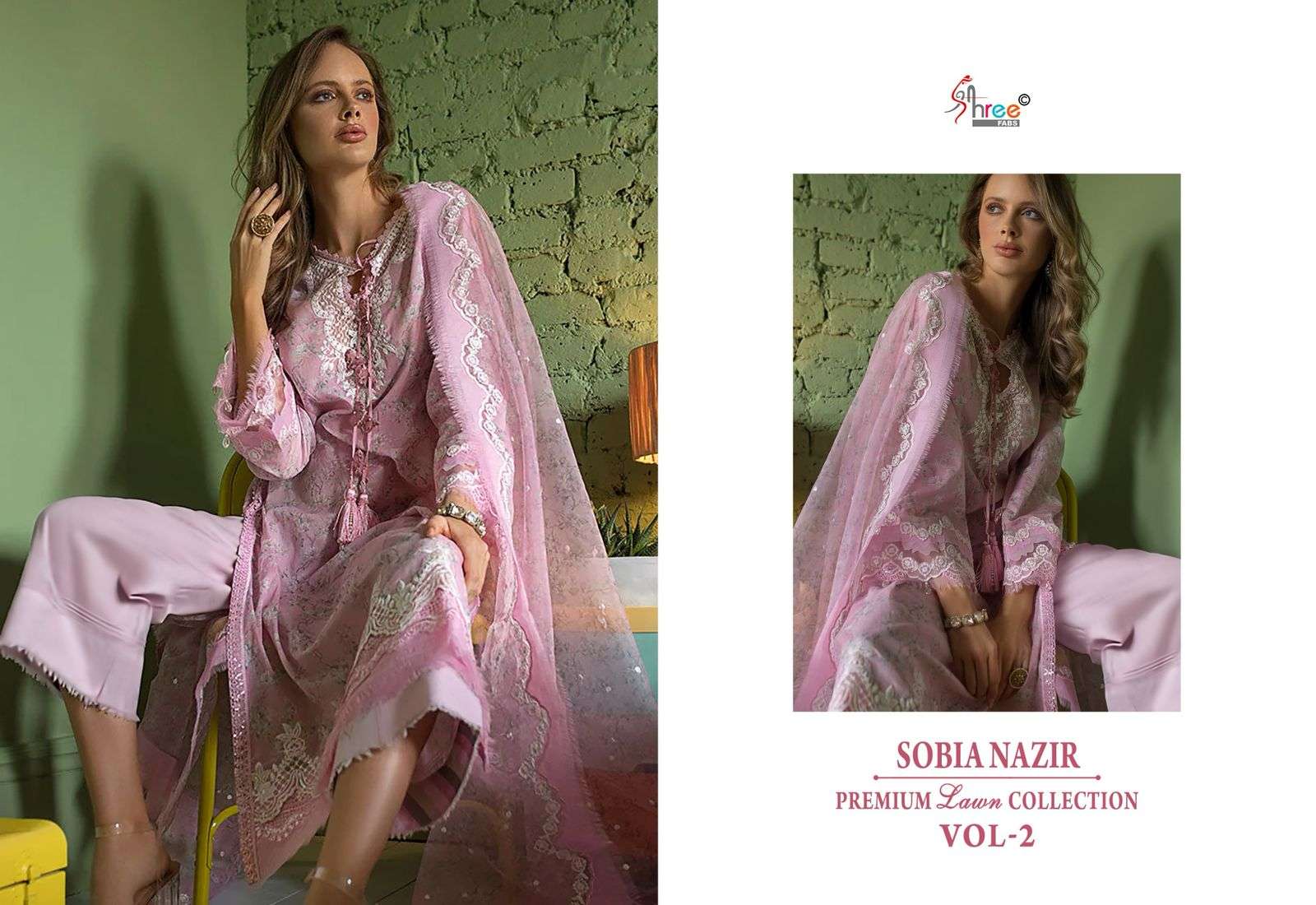 SHREE FABS SOBIA NAZIR PREMIUM LAWN COLLECTION VOL 2