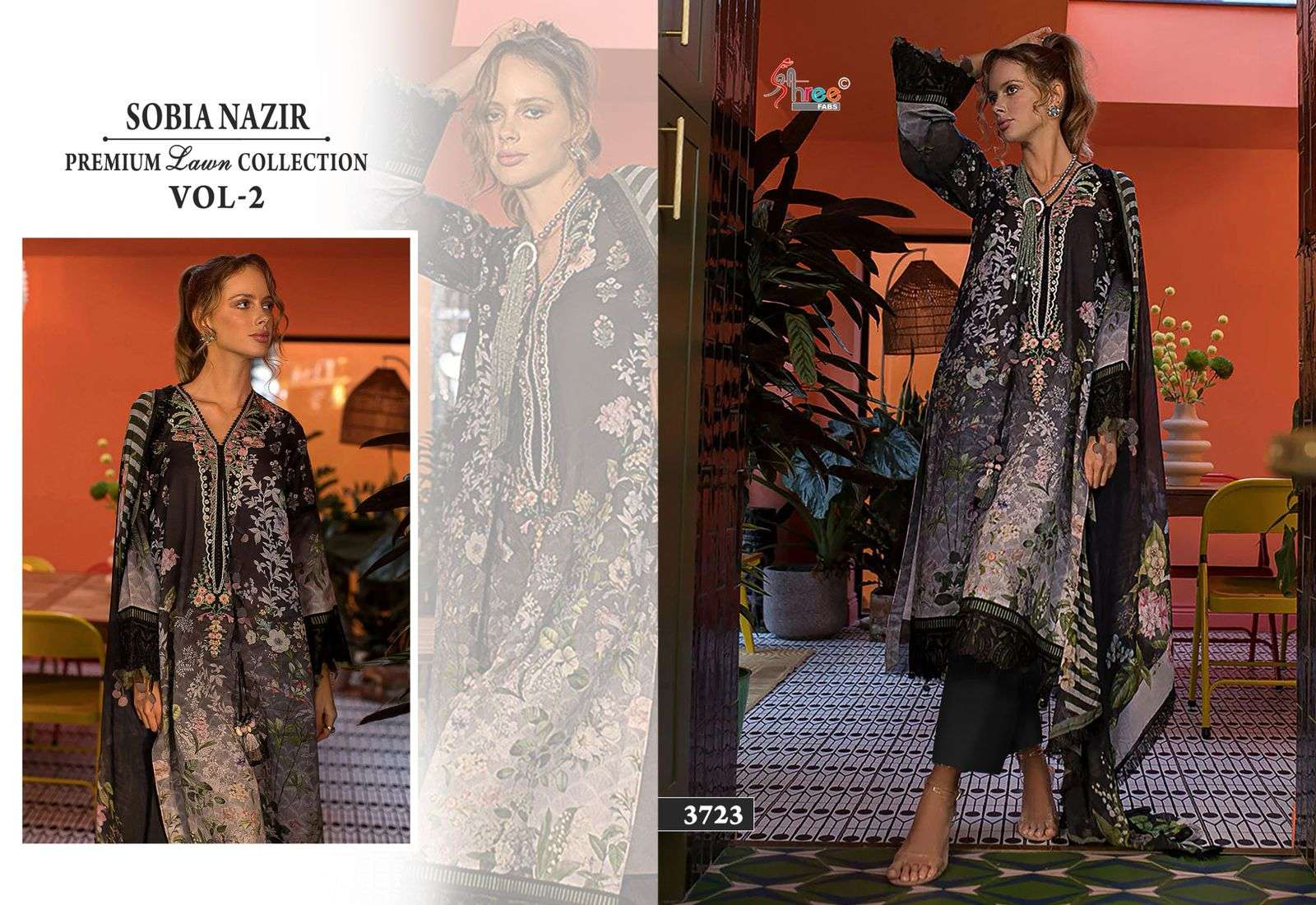 SHREE FABS SOBIA NAZIR PREMIUM LAWN COLLECTION VOL 2