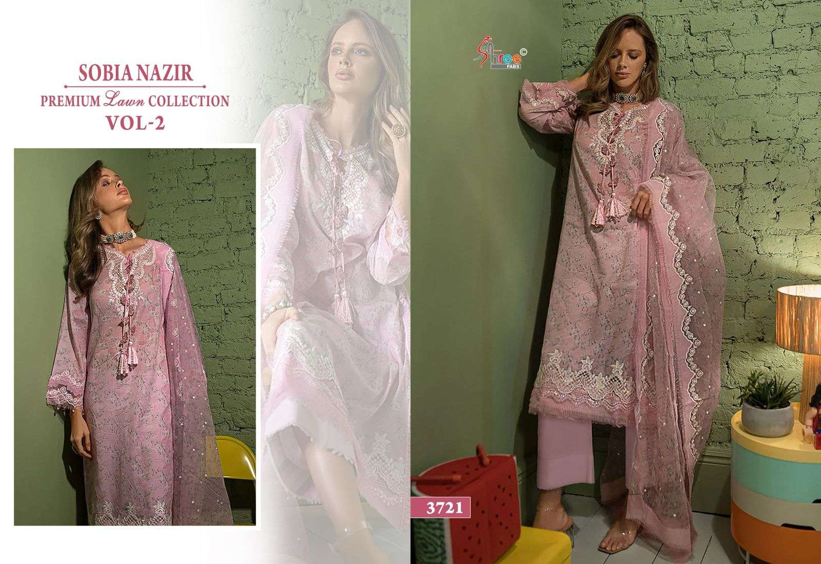 SHREE FABS SOBIA NAZIR PREMIUM LAWN COLLECTION VOL 2