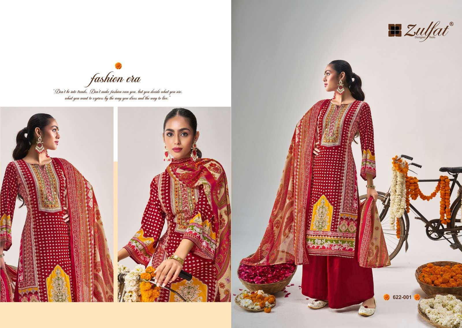 ZULFAT DESIGNER SUITS AAYAT VOL 14