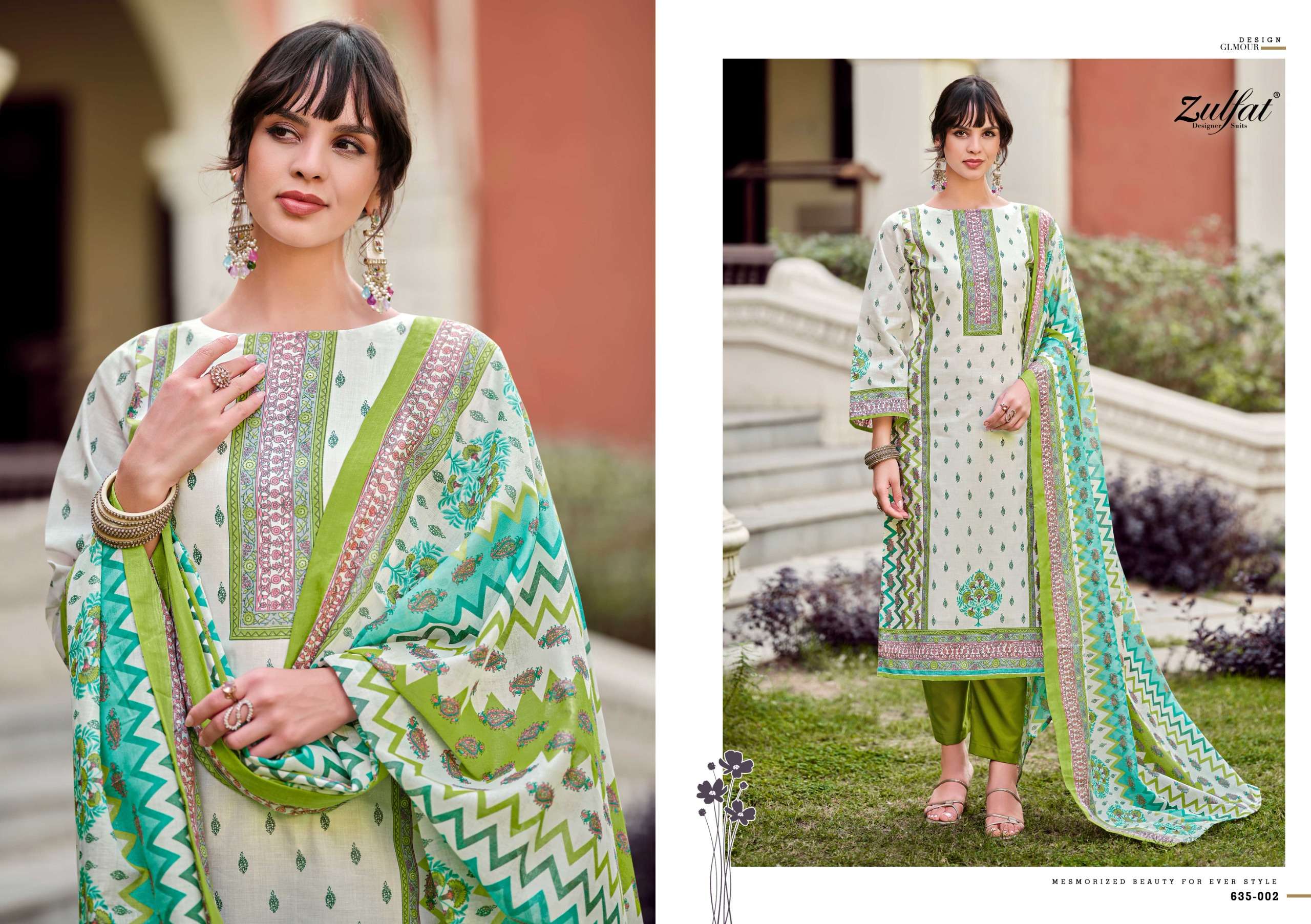 ZULFAT DESIGNER SUITS FARHANA VOL 9
