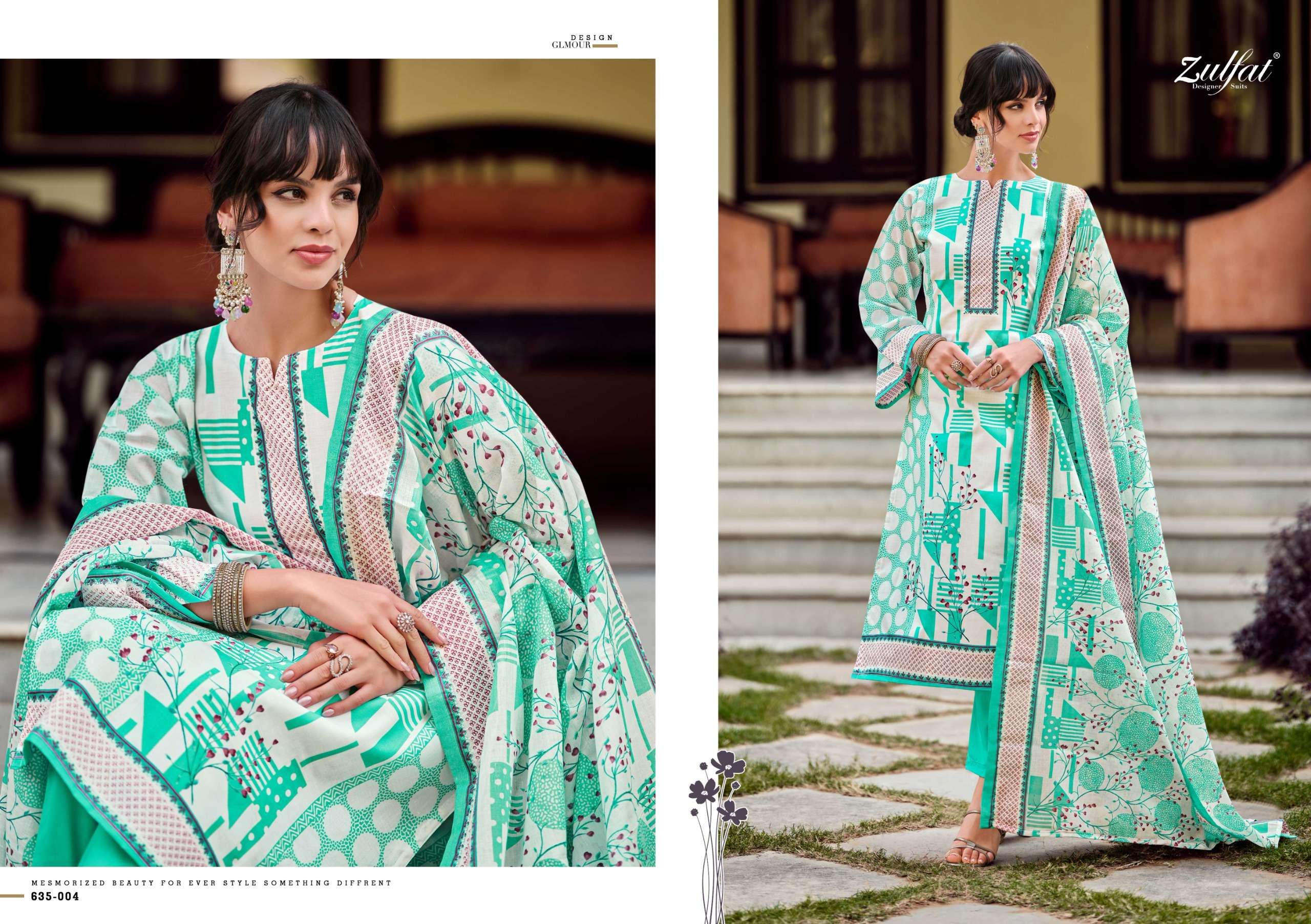 ZULFAT DESIGNER SUITS FARHANA VOL 9