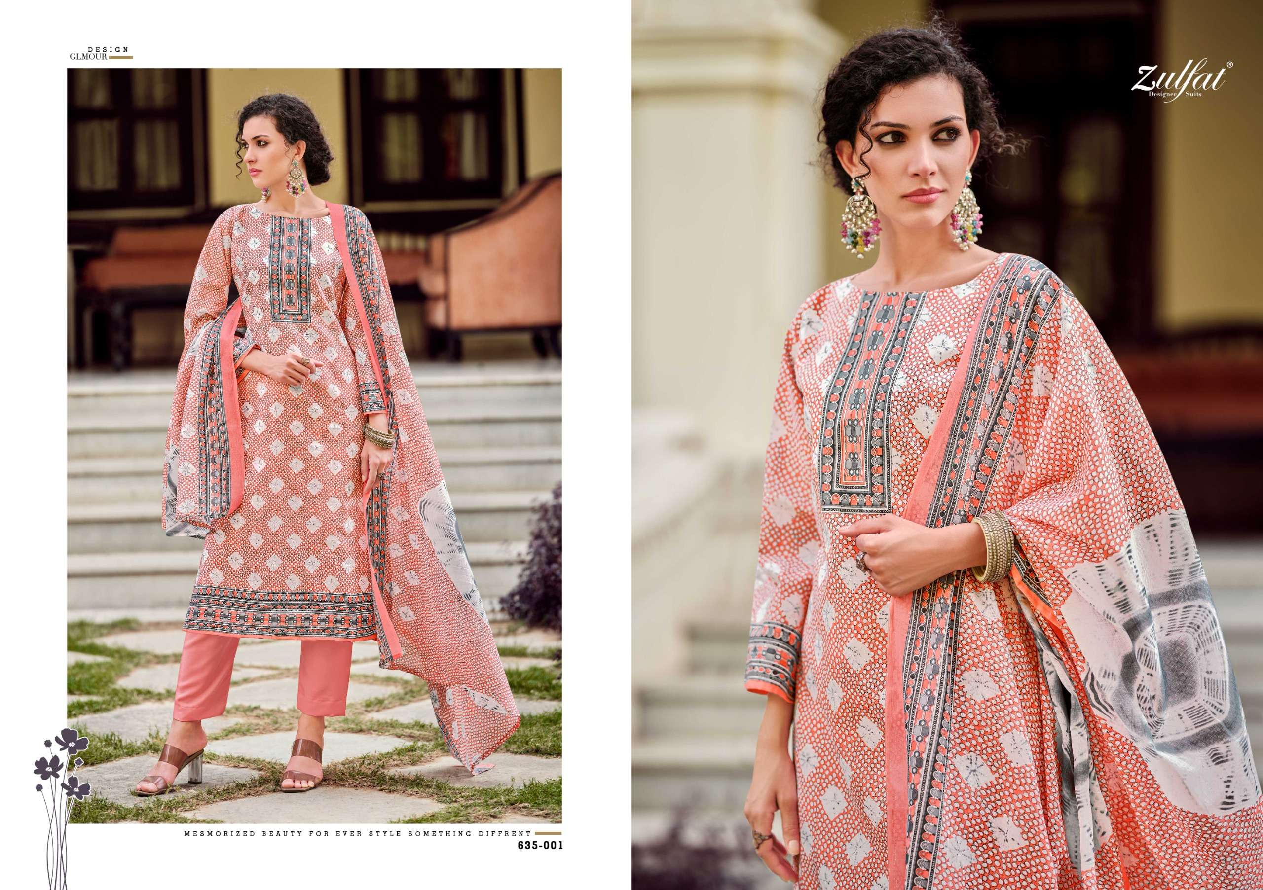ZULFAT DESIGNER SUITS FARHANA VOL 9