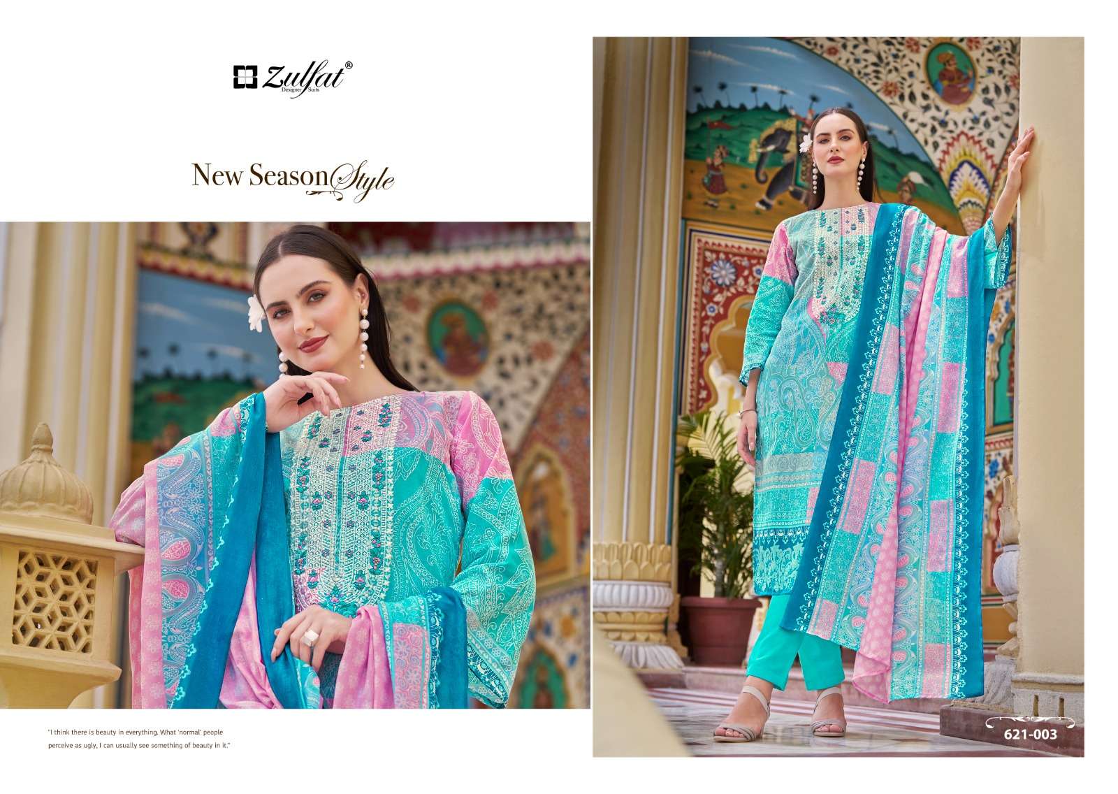 ZULFAT DESIGNER SUITS NOOR 