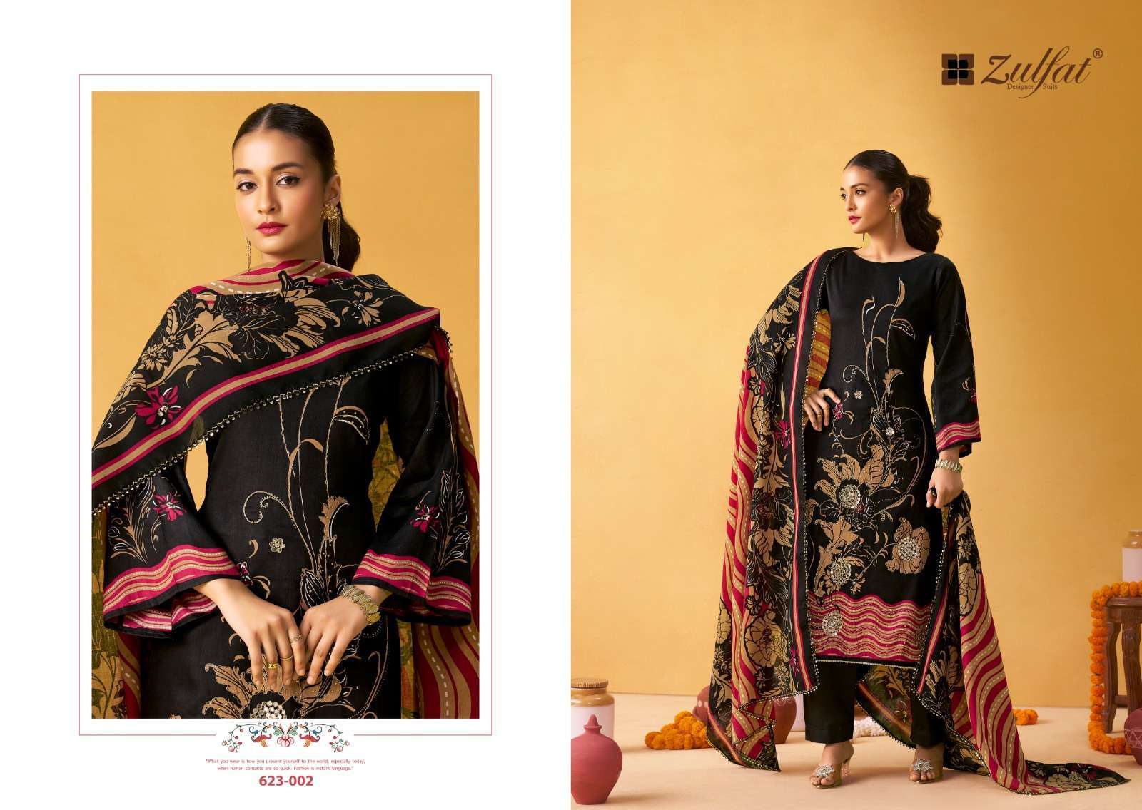 ZULFAT DESIGNER SUITS RAABTA VOL 4