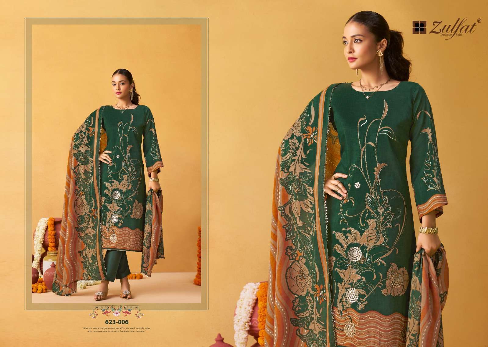 ZULFAT DESIGNER SUITS RAABTA VOL 4