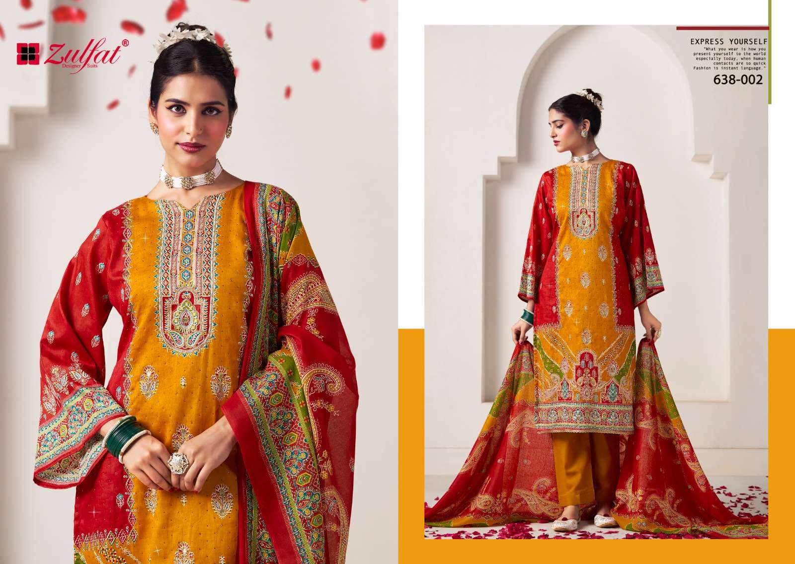 ZULFAT DESIGNER SUITS SAJNI VOL 6