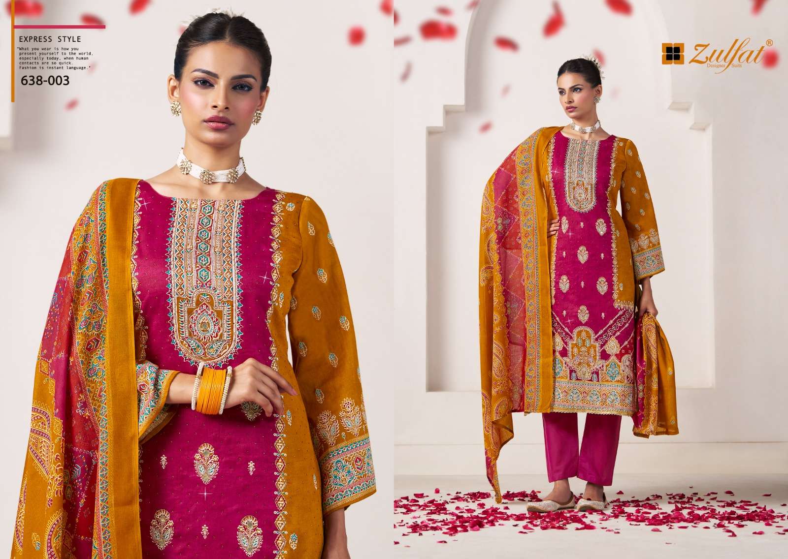 ZULFAT DESIGNER SUITS SAJNI VOL 6