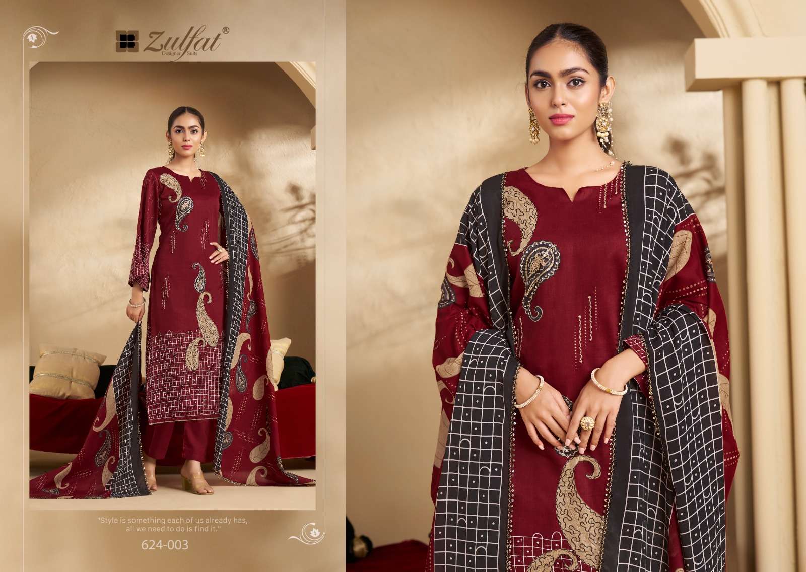 ZULFAT DESIGNER SUITS SANGINI VOL 5