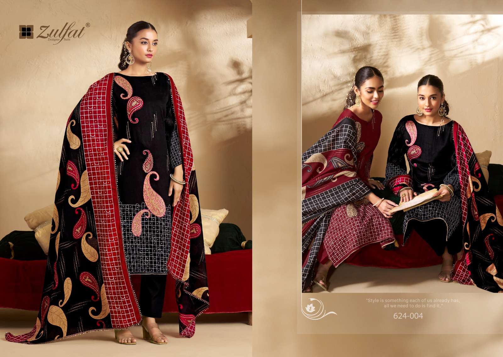 ZULFAT DESIGNER SUITS SANGINI VOL 5