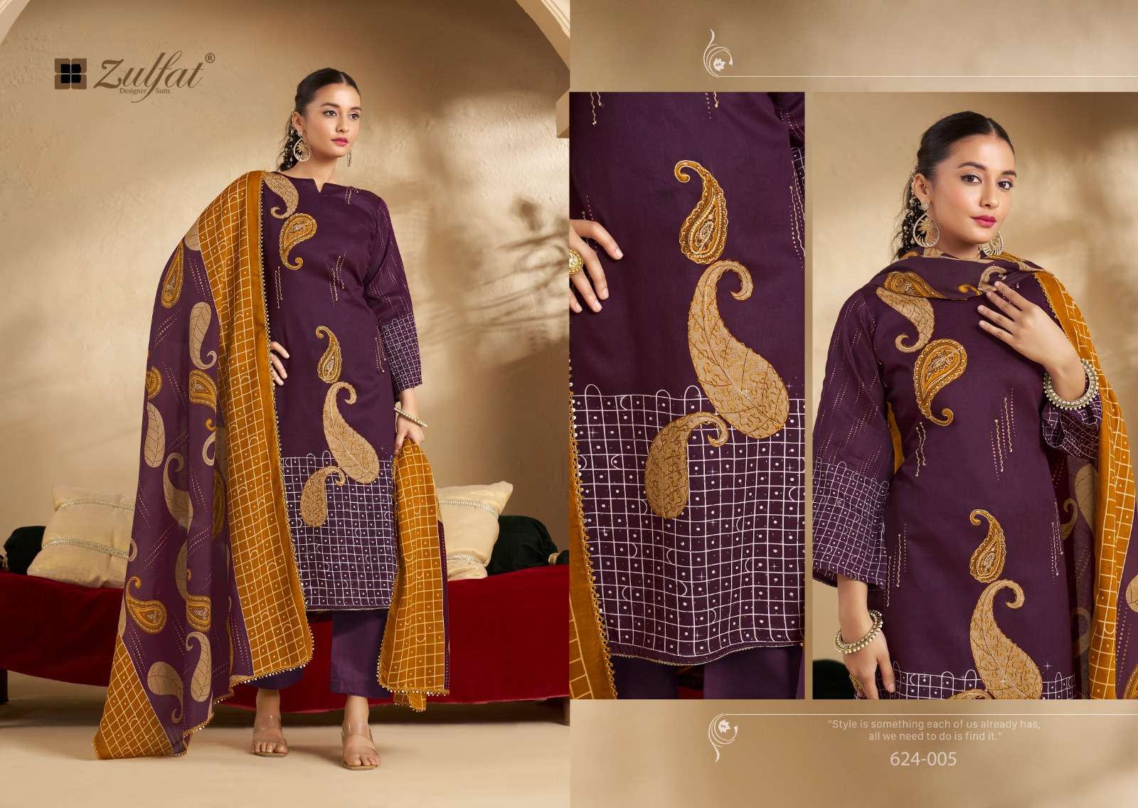 ZULFAT DESIGNER SUITS SANGINI VOL 5
