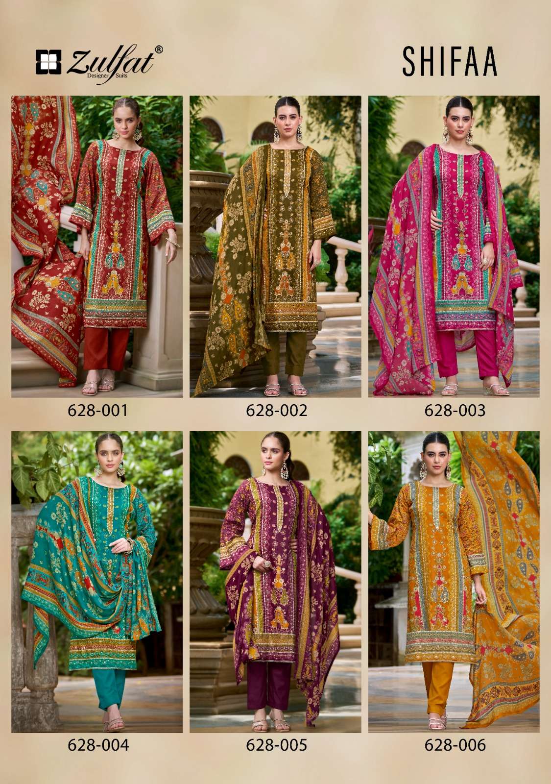 ZULFAT DESIGNER SUITS SHIFAA 