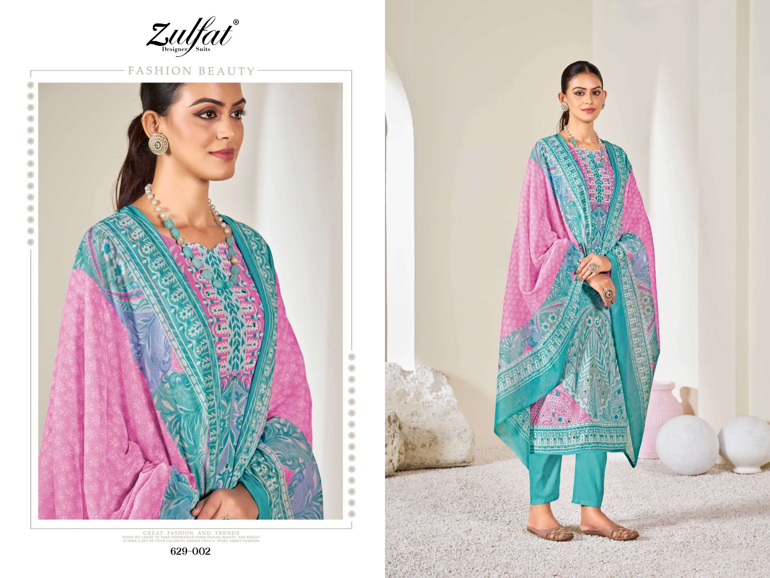 ZULFAT DESIGNER SUITS SUMMER SHINE