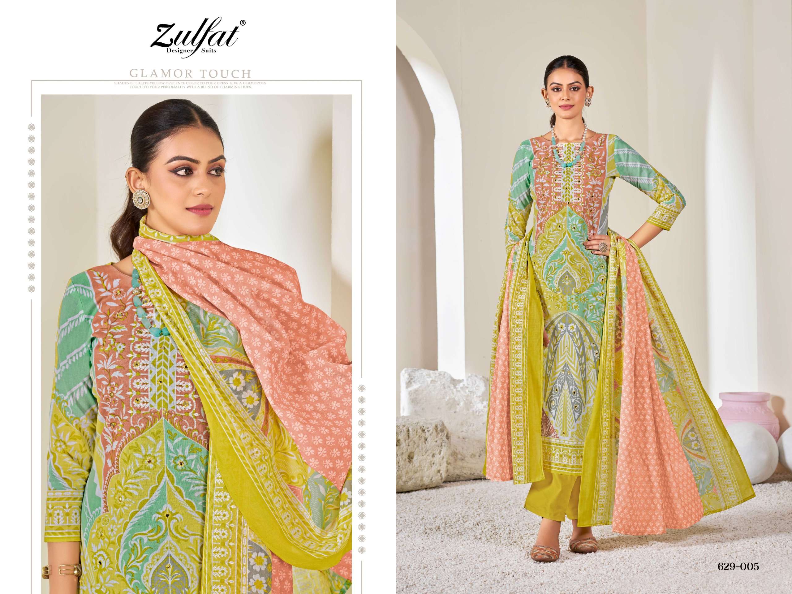 ZULFAT DESIGNER SUITS SUMMER SHINE