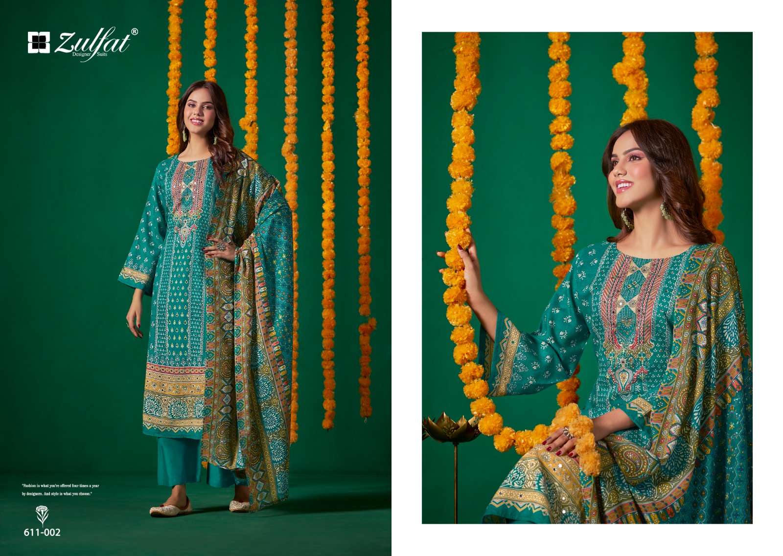 ZULFAT DESIGNER SUITS TISHA VOL 2