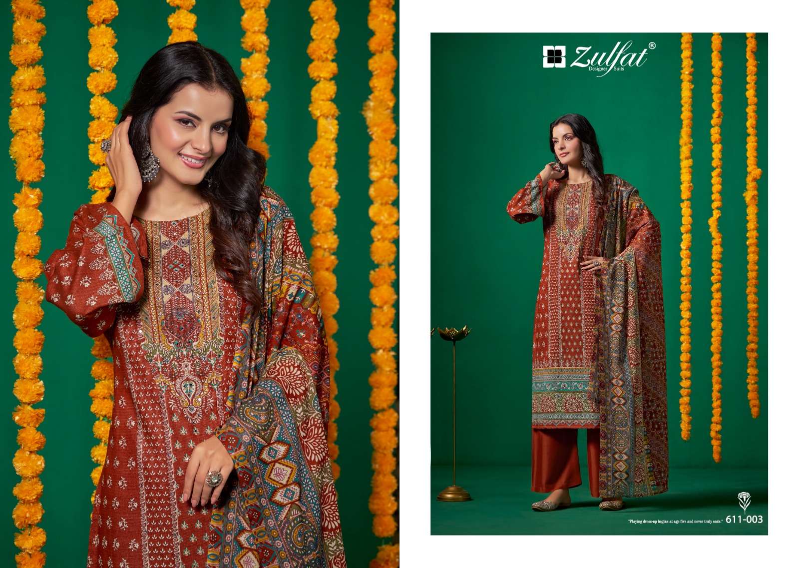 ZULFAT DESIGNER SUITS TISHA VOL 2