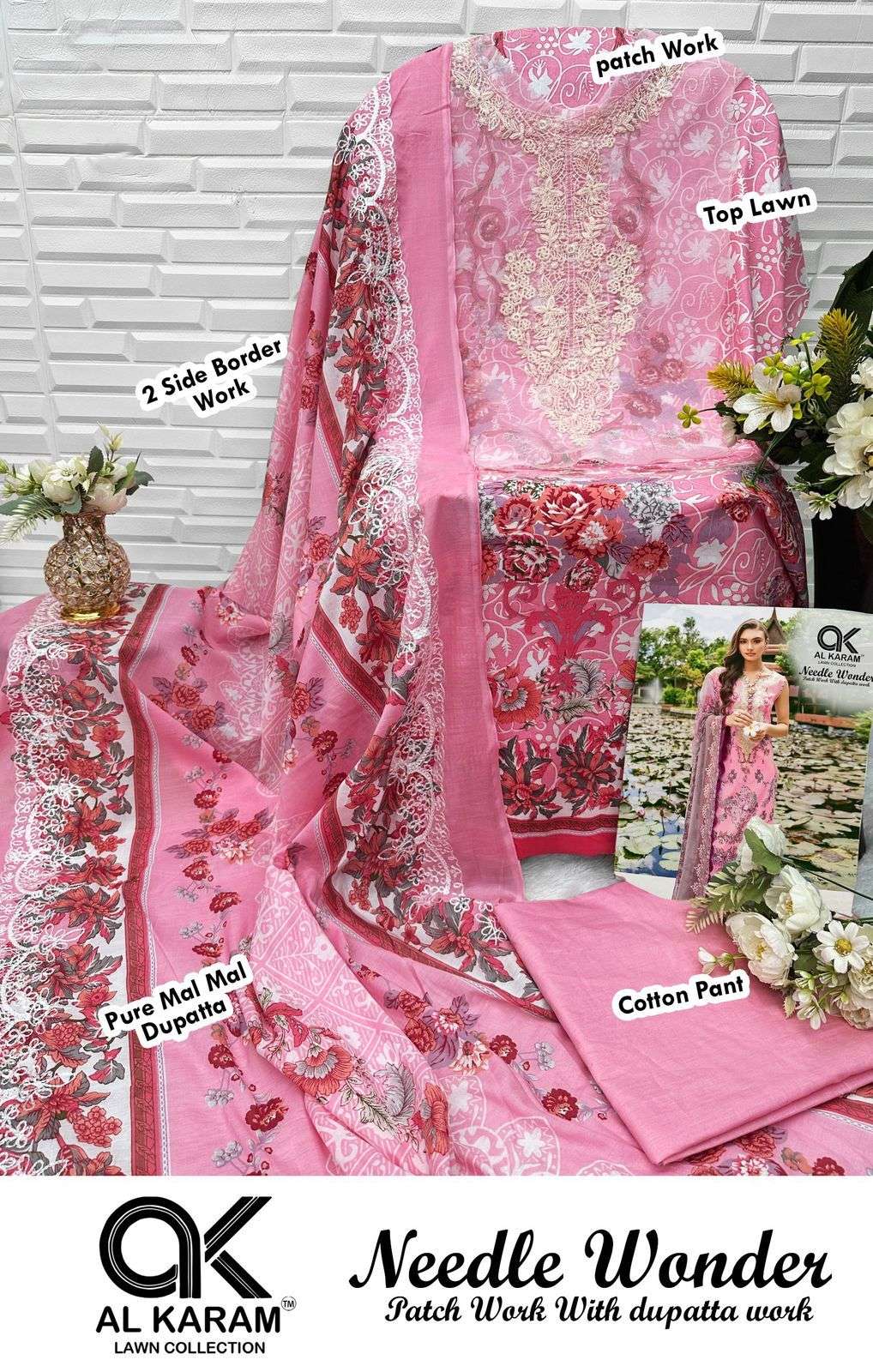 AL KARAM NEEDLE WONDER LAWN COLLECTION