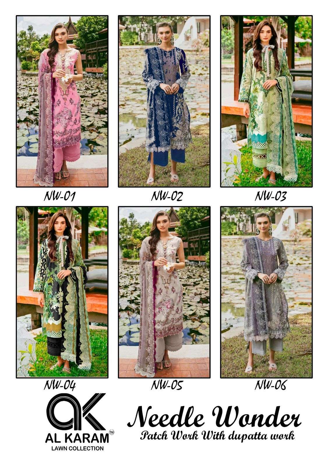 AL KARAM NEEDLE WONDER LAWN COLLECTION