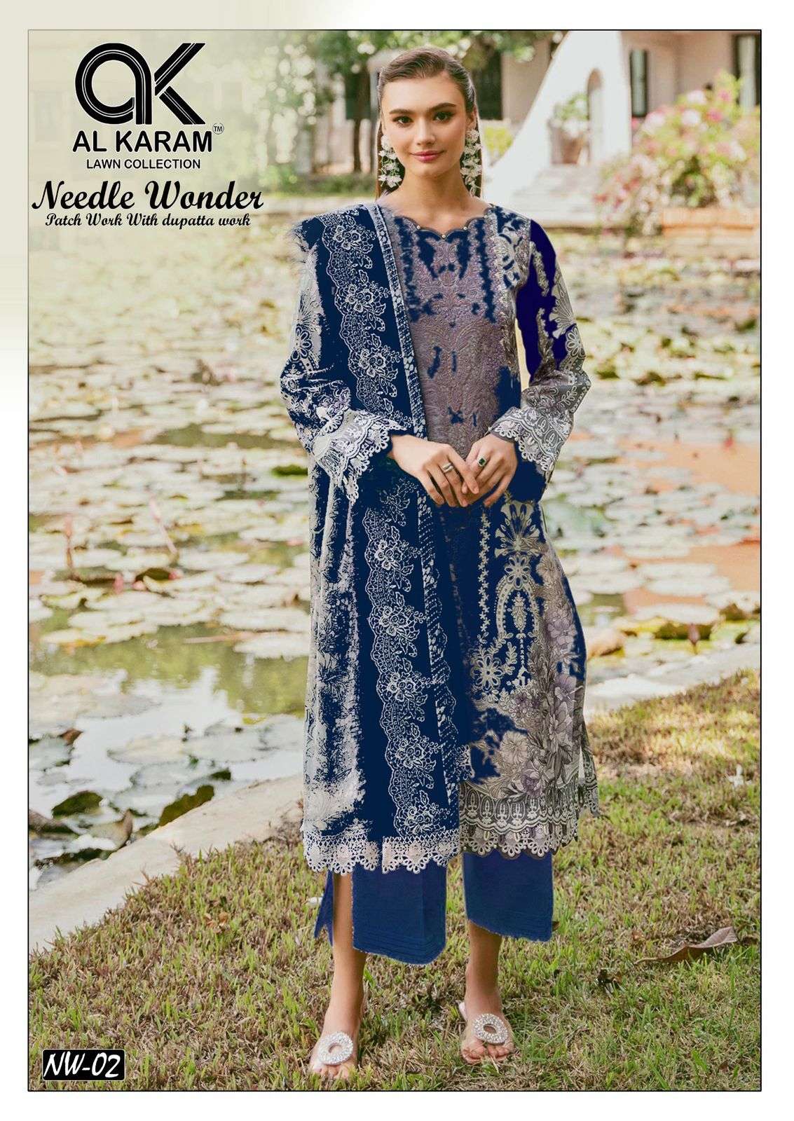 AL KARAM NEEDLE WONDER LAWN COLLECTION