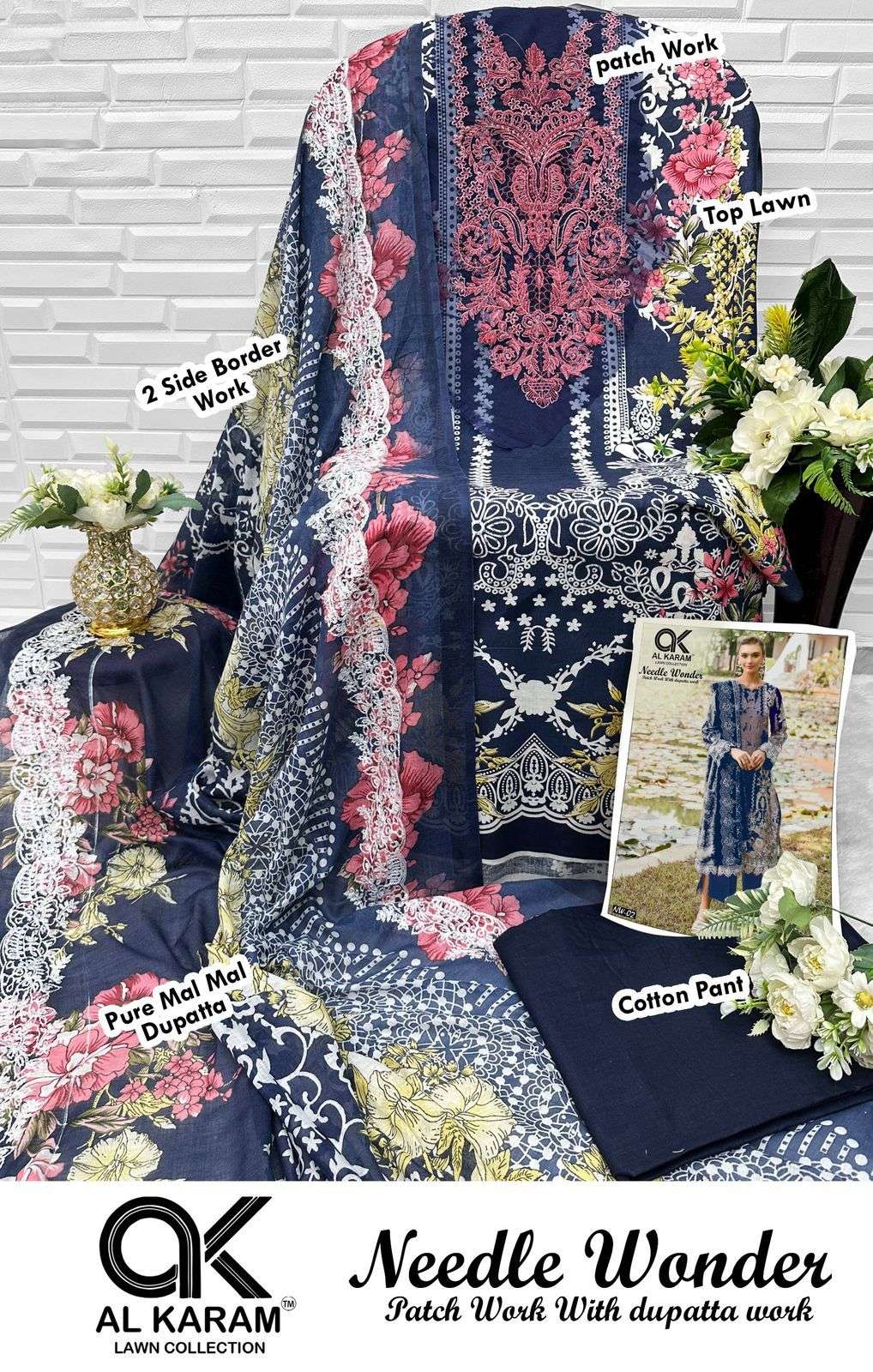 AL KARAM NEEDLE WONDER LAWN COLLECTION