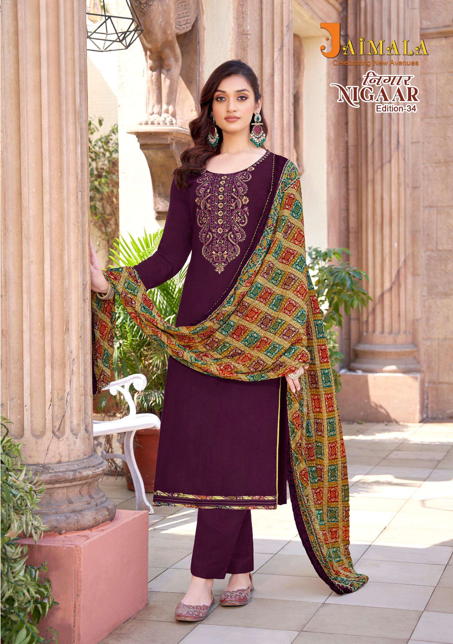 ALOK SUITS JAIMALA NIGAAR VOL 34
