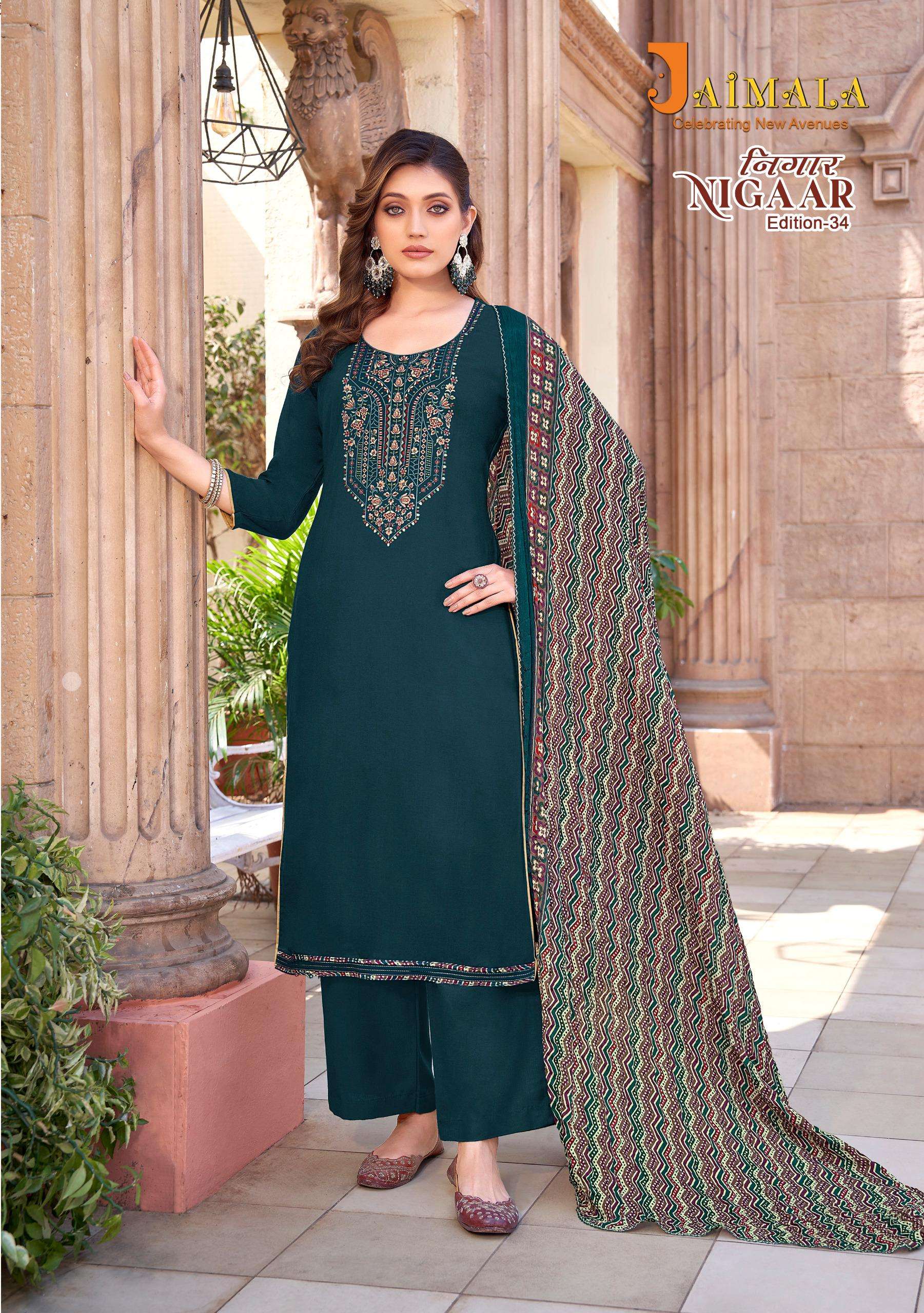 ALOK SUITS JAIMALA NIGAAR VOL 34