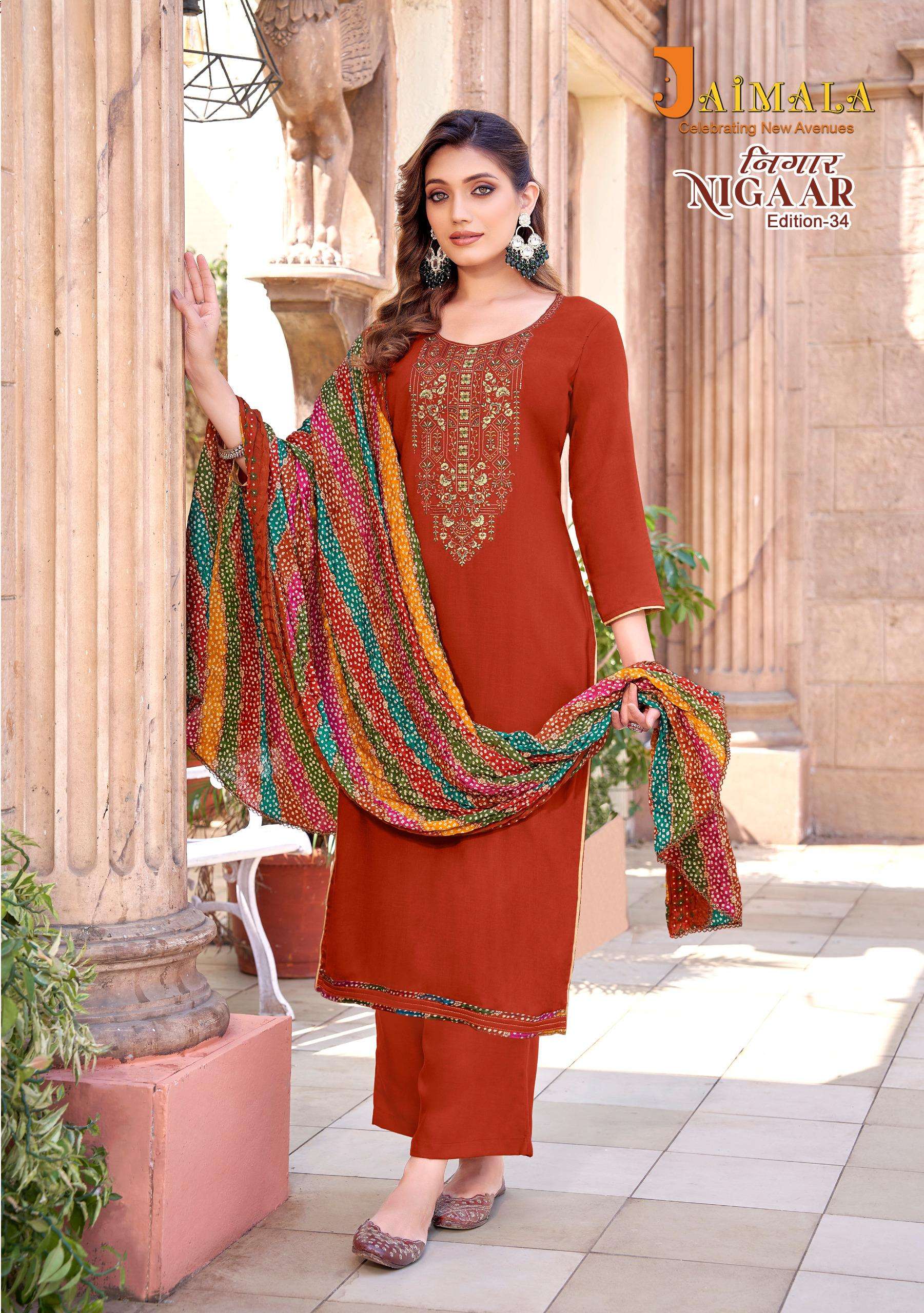 ALOK SUITS JAIMALA NIGAAR VOL 34