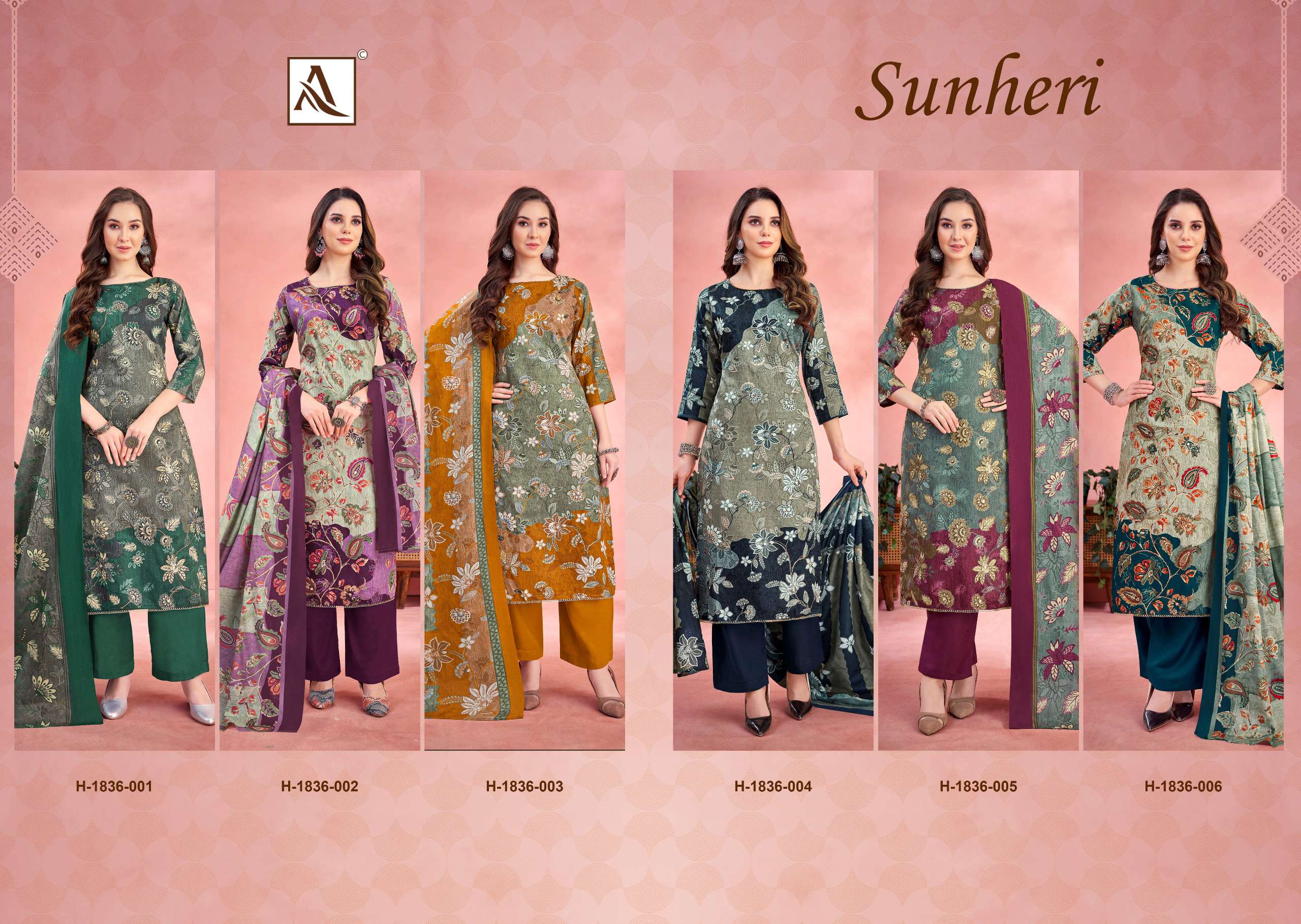 ALOK SUITS SUNHERI 