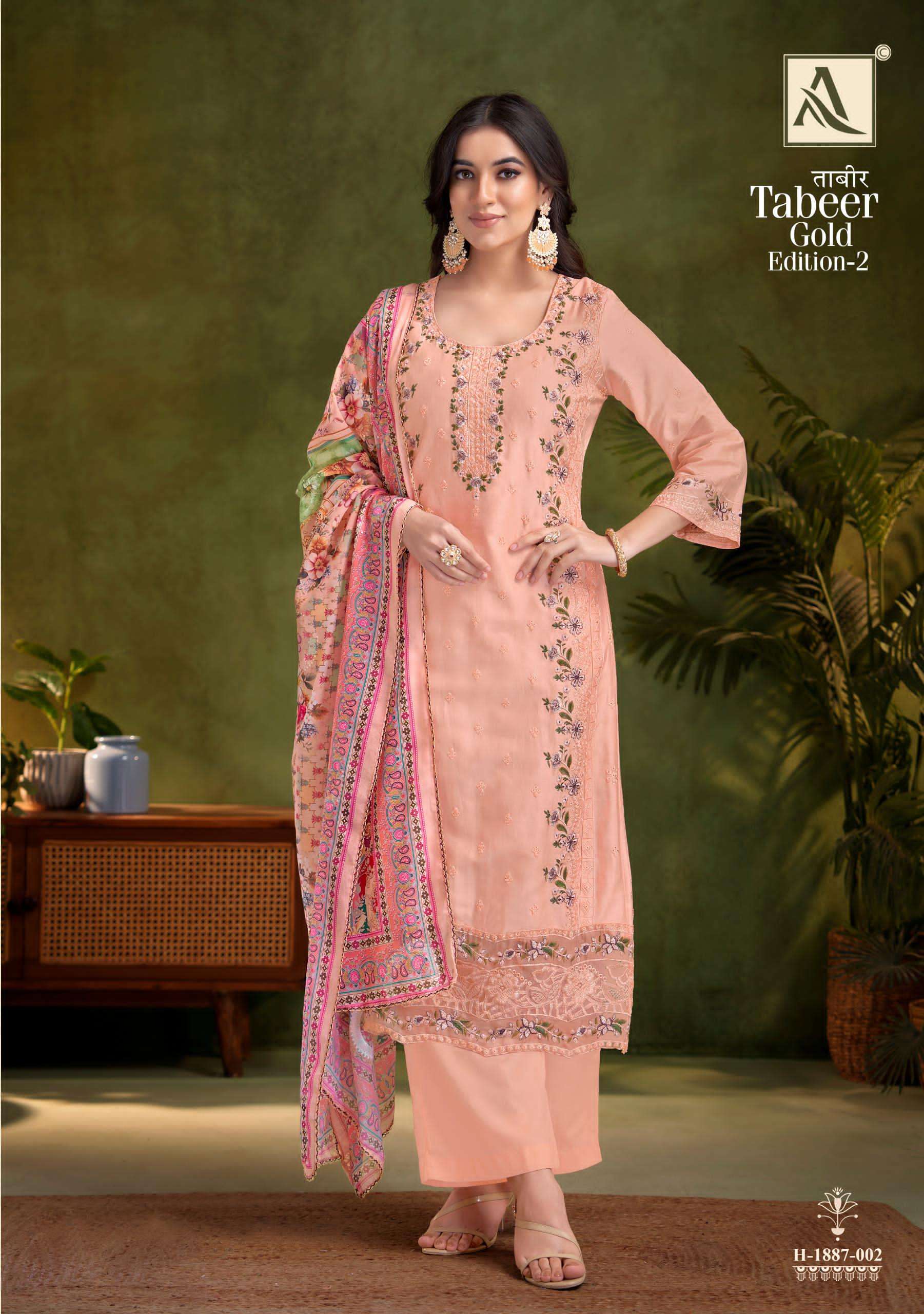 ALOK SUITS TABEER GOLD VOL 2