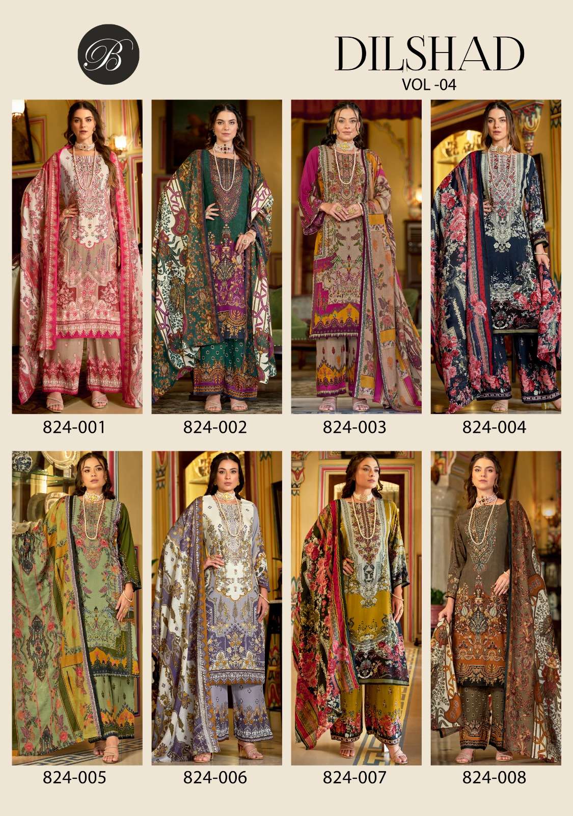 BELLIZA DESIGNER STUDIO DILSHAD VOL 4 