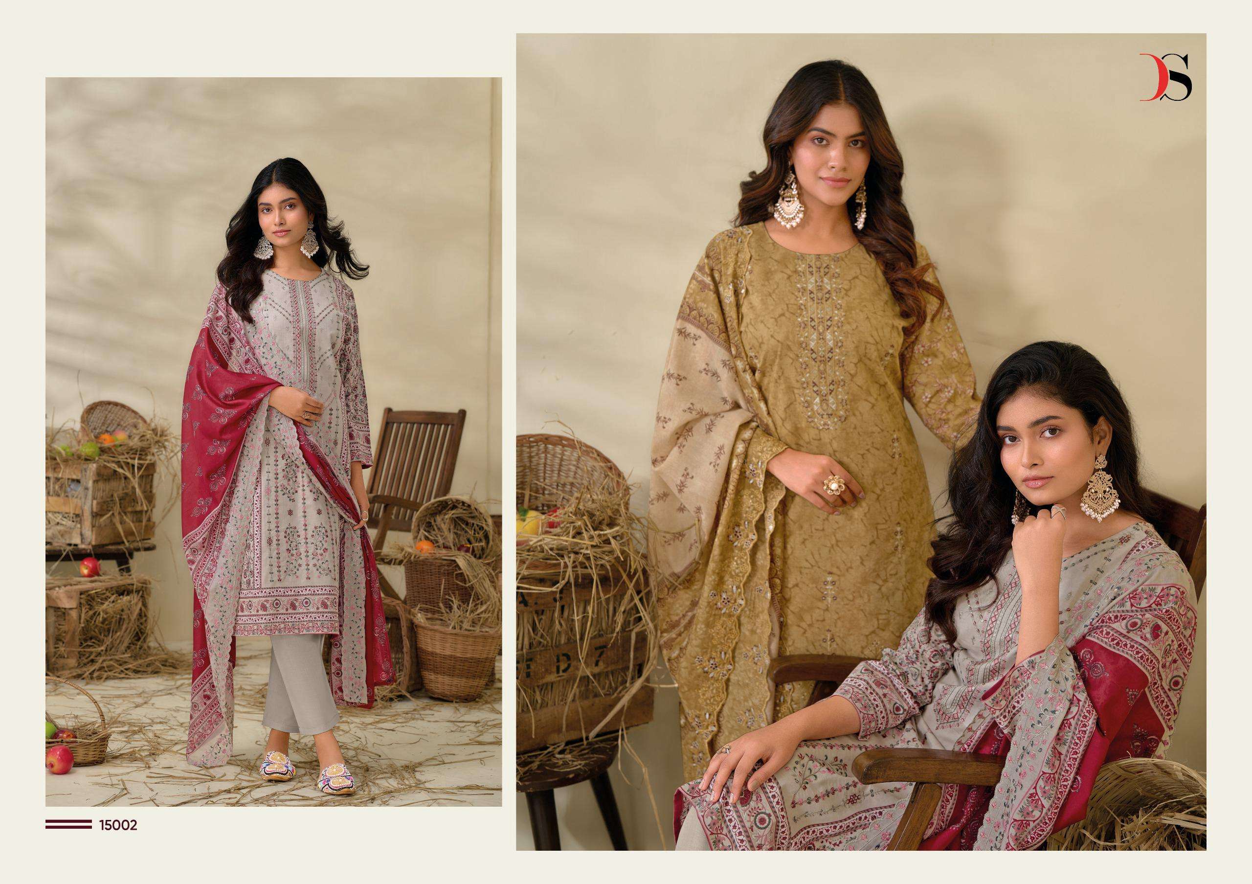 DEEPSY SUITS BIN SAEED LAWN COLLECTION VOL 15 