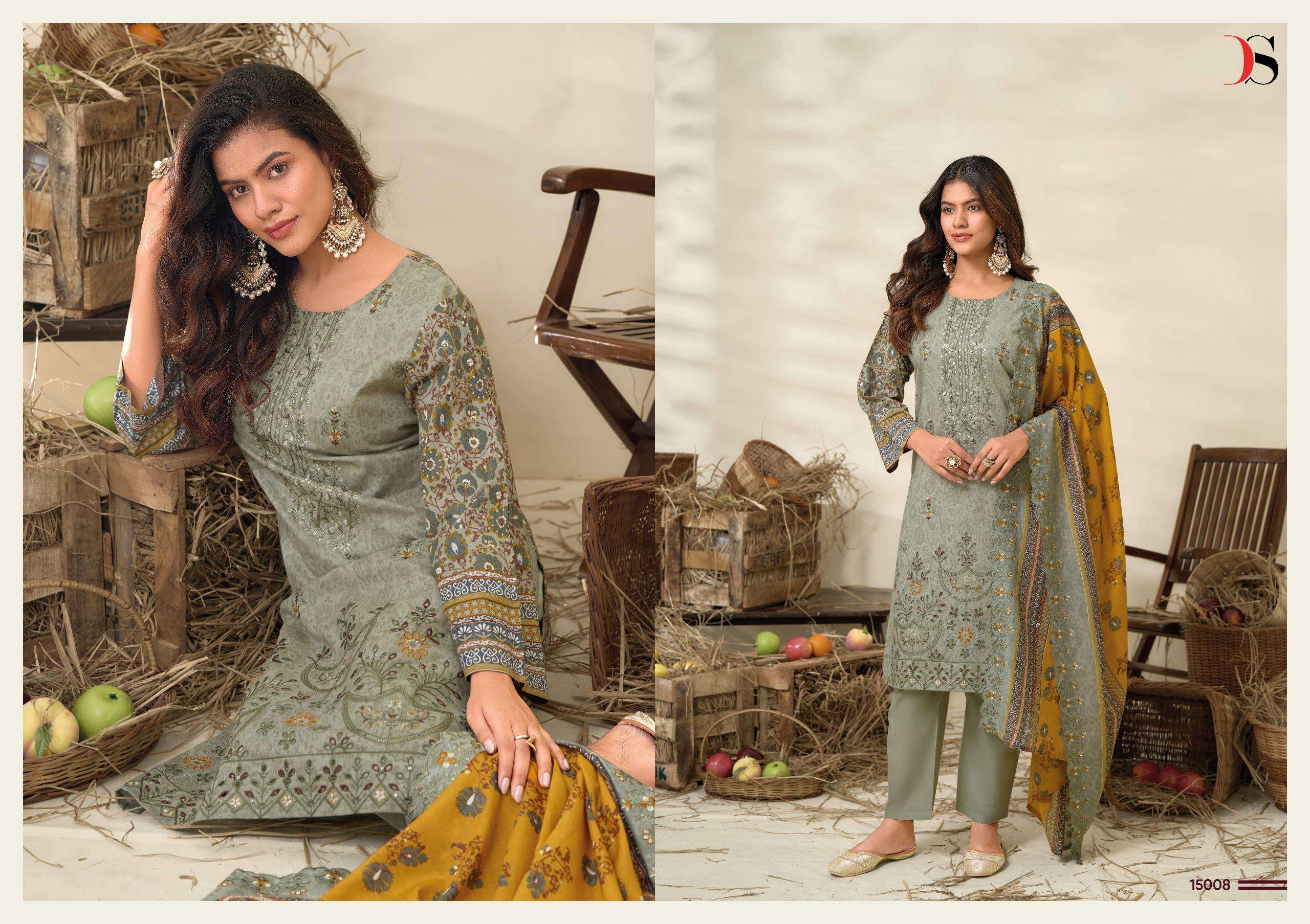 DEEPSY SUITS BIN SAEED LAWN COLLECTION VOL 15 