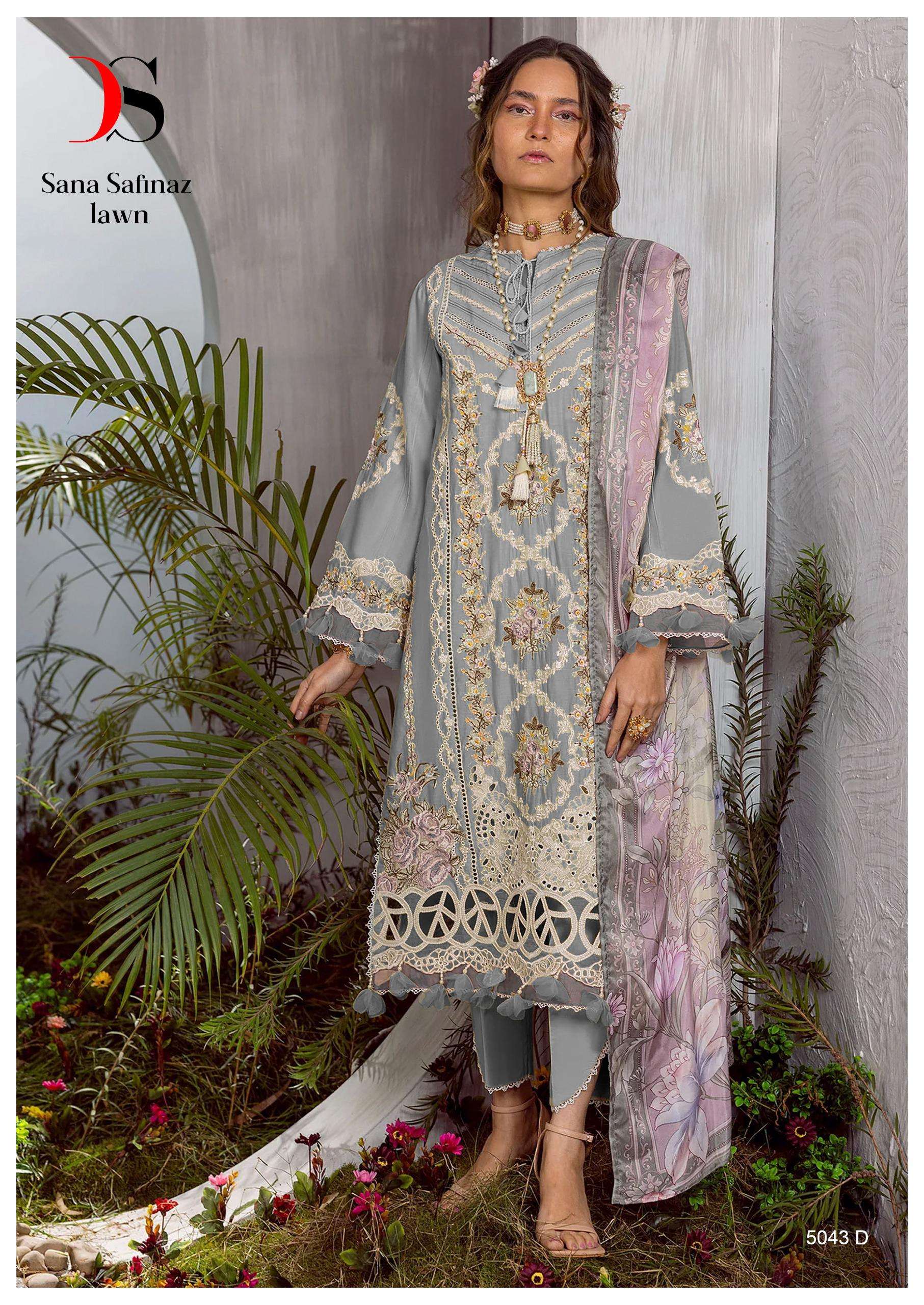 DEEPSY SUITS SANA SAFINAZ LAWN D NO 5043 