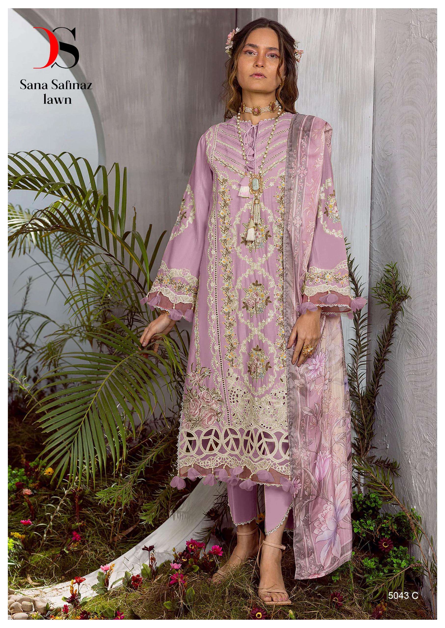 DEEPSY SUITS SANA SAFINAZ LAWN D NO 5043 