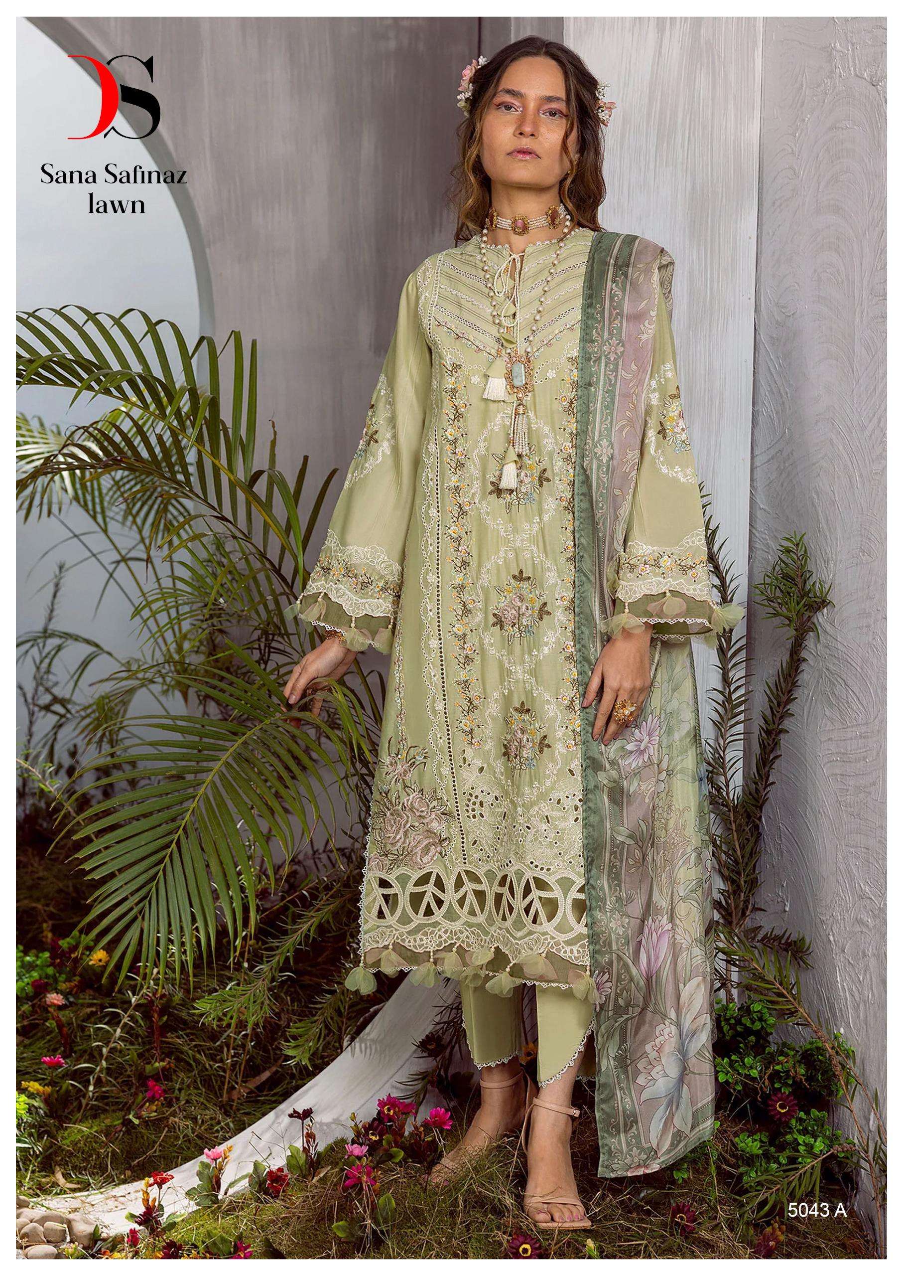 DEEPSY SUITS SANA SAFINAZ LAWN D NO 5043 