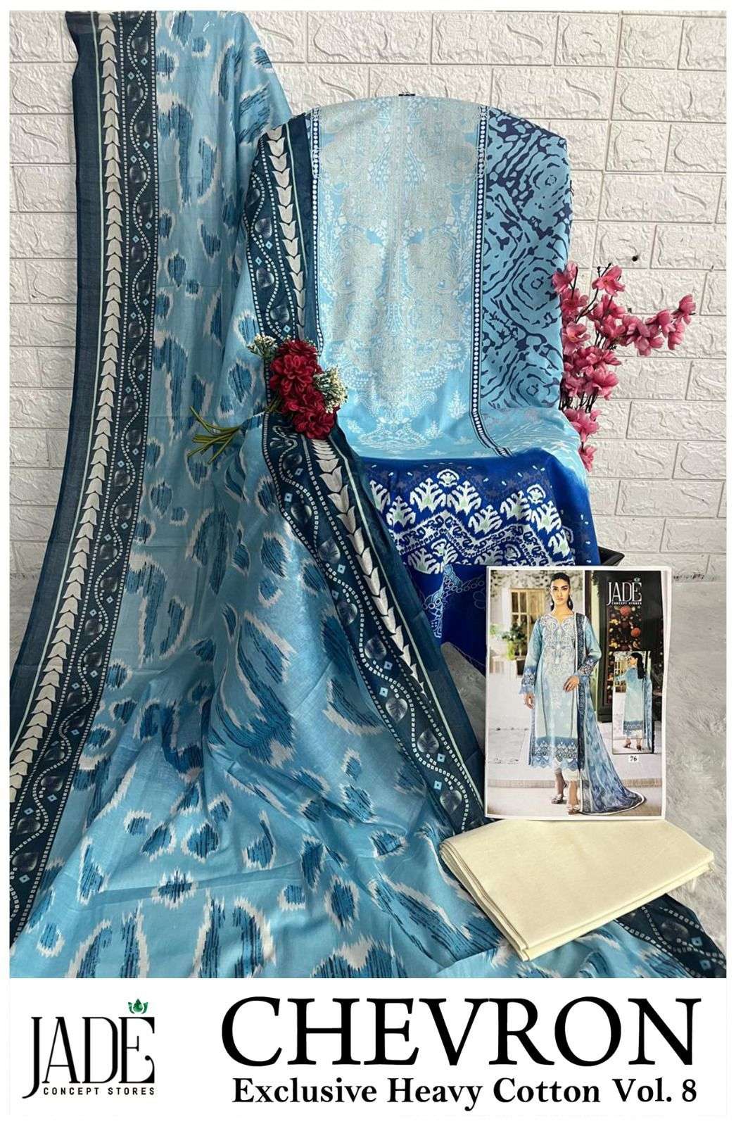 JADE CHEVRON EXCLUSIVE HEAVY COTTON VOL 8 