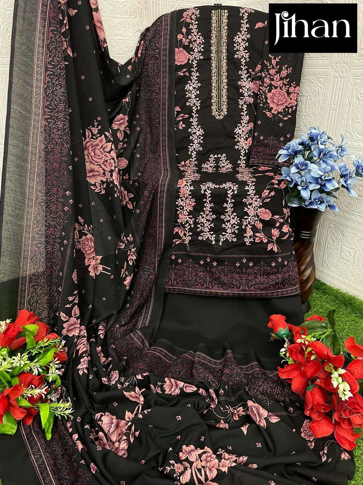 JIHAN SAHNAZ SELF EMBROIDERED COLLECTION