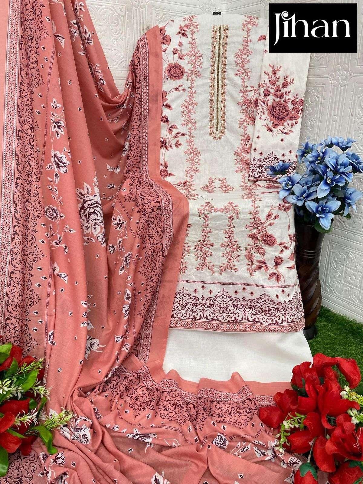 JIHAN SAHNAZ SELF EMBROIDERED COLLECTION