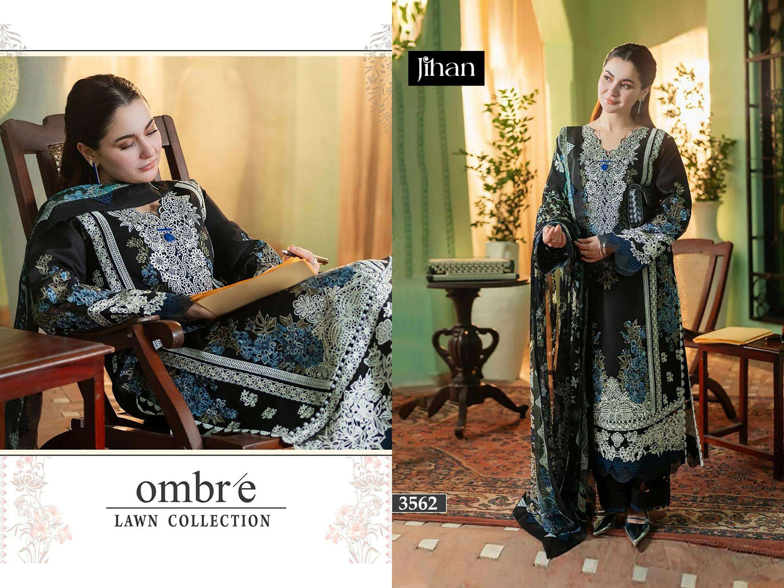 JIHANFIRDOUS  OMBRE LAWN COLLECTION 