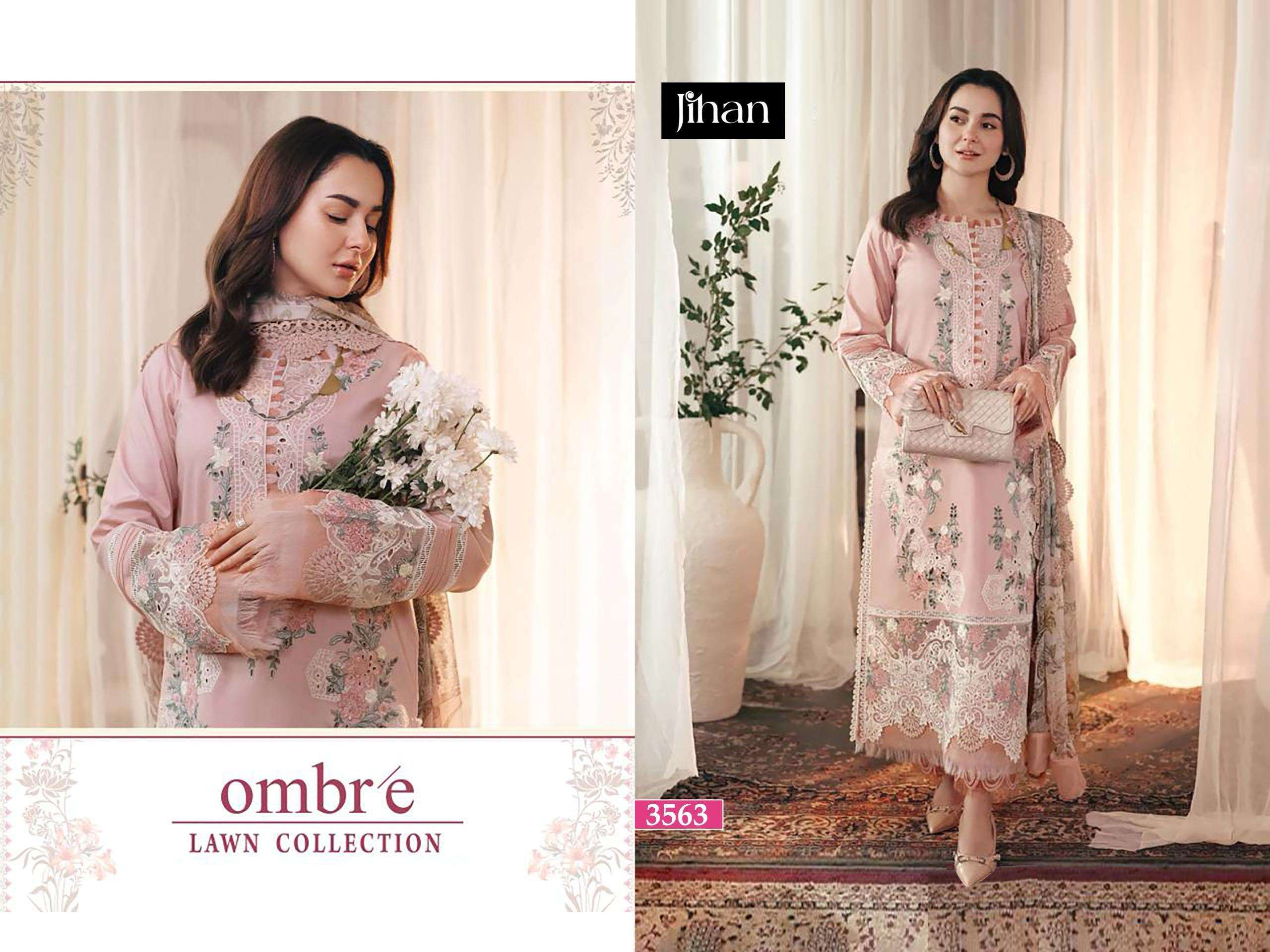 JIHANFIRDOUS  OMBRE LAWN COLLECTION 