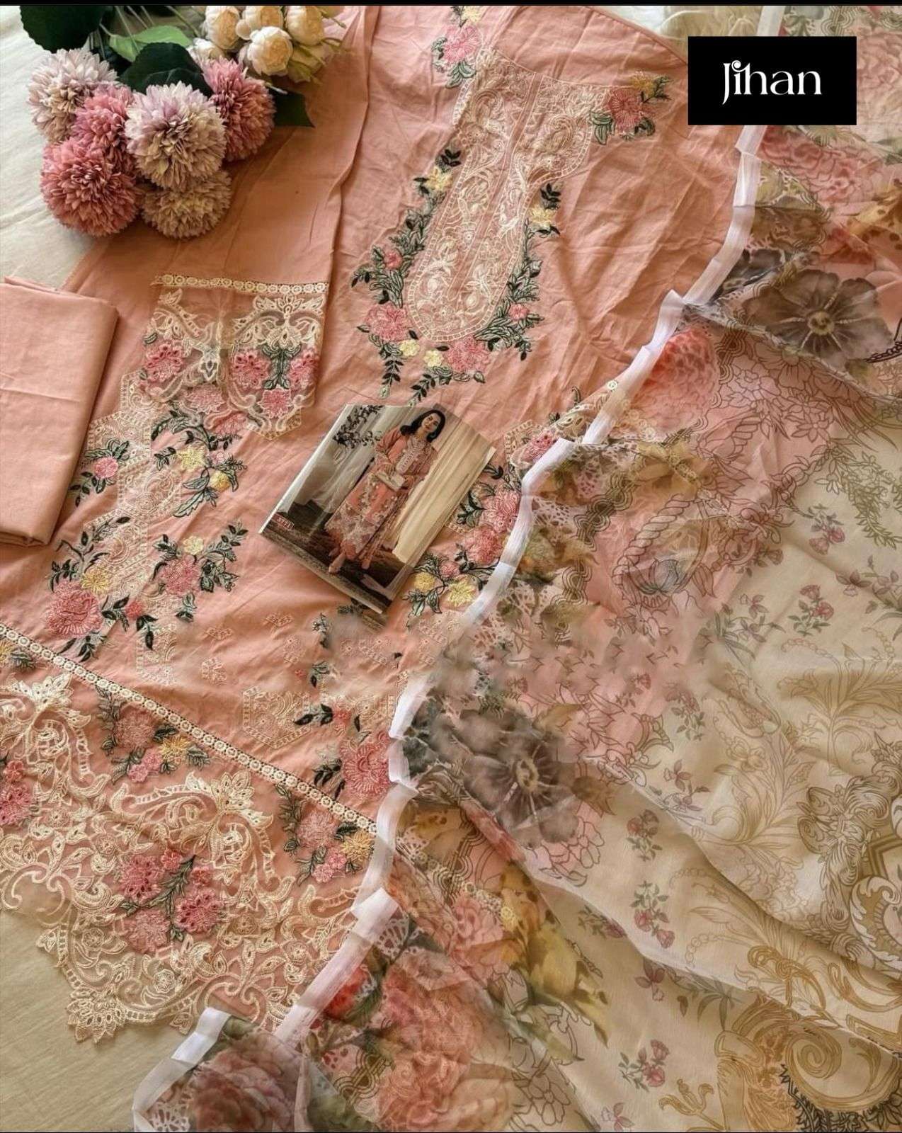 JIHANFIRDOUS  OMBRE LAWN COLLECTION 